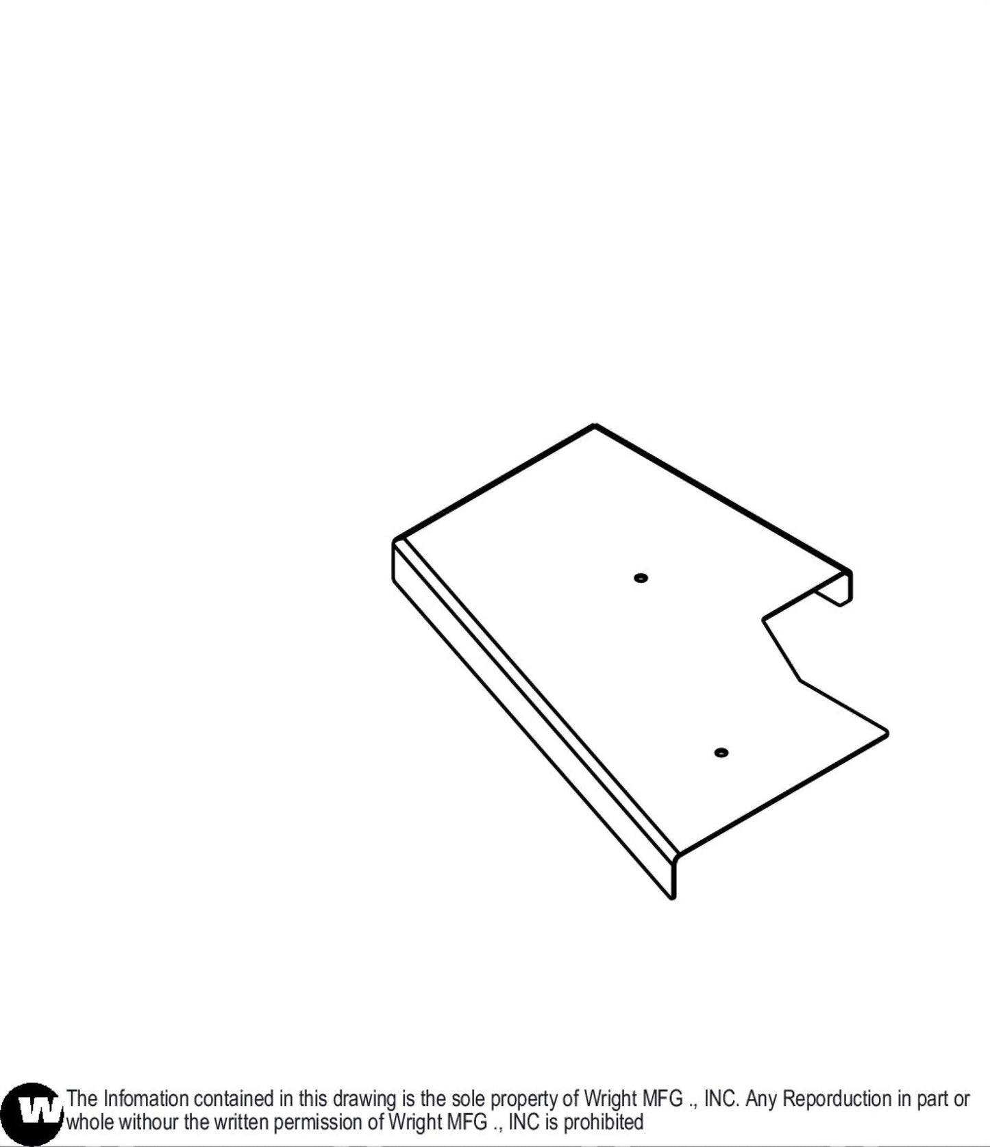 Right 52" WSES Deck Cover 93440030.