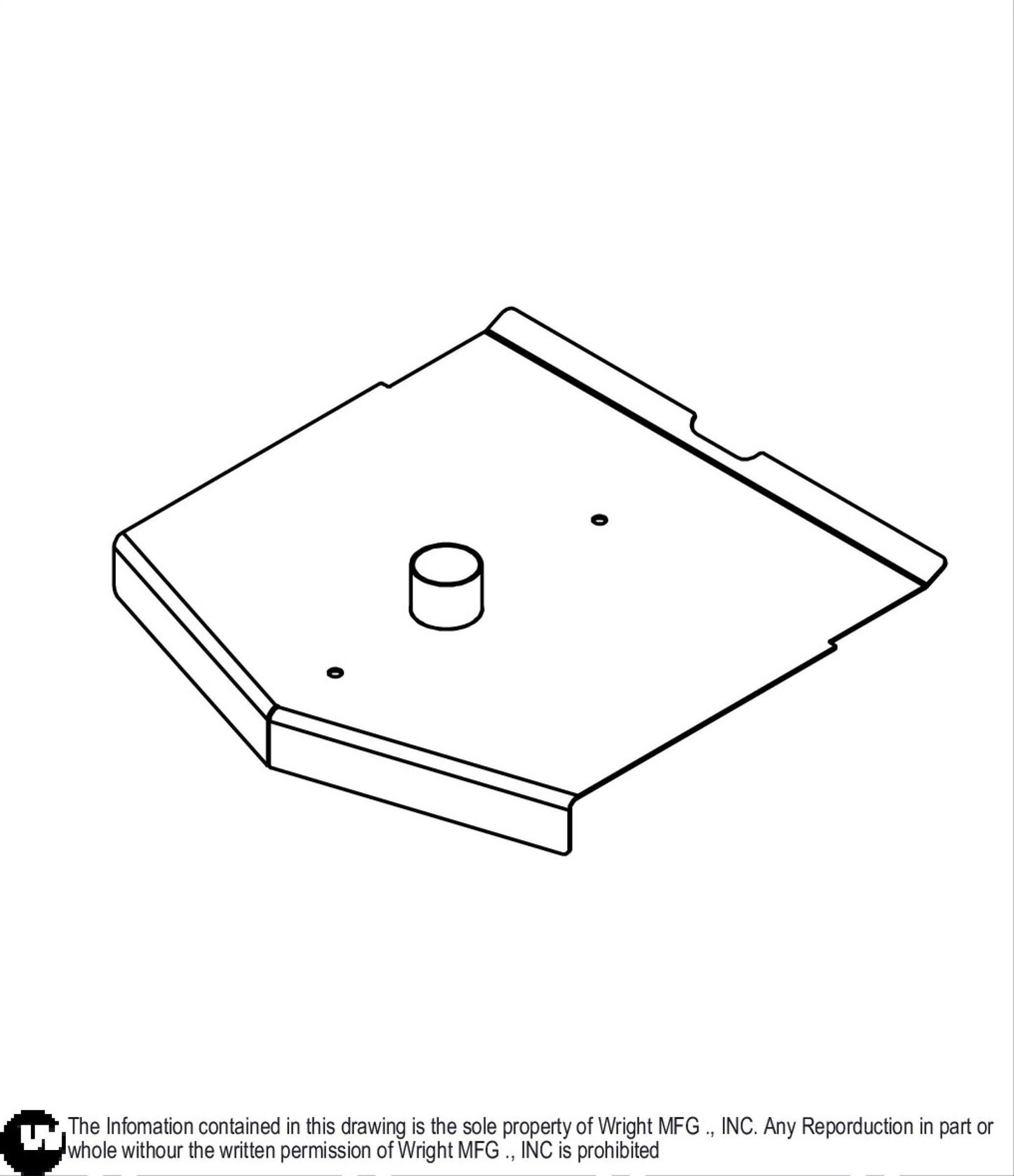 Center 52" WZK Deck Cover 93440048.