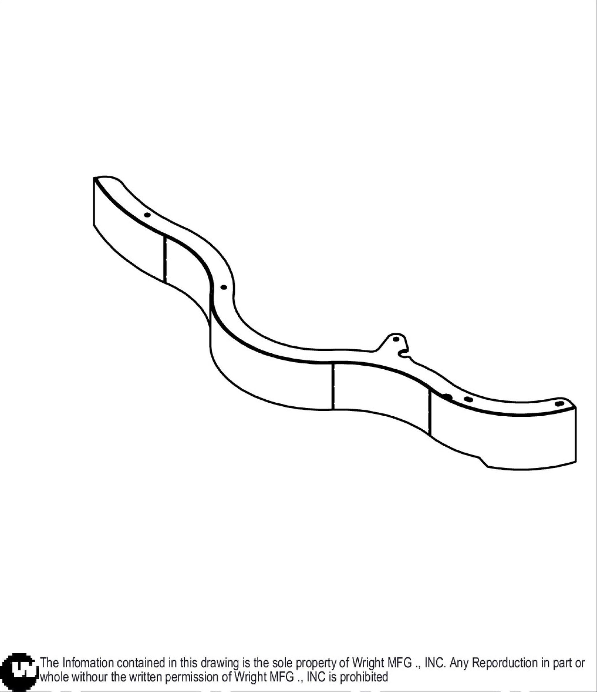 52" WZK Bolt-In Baffle Weldment 93440049.