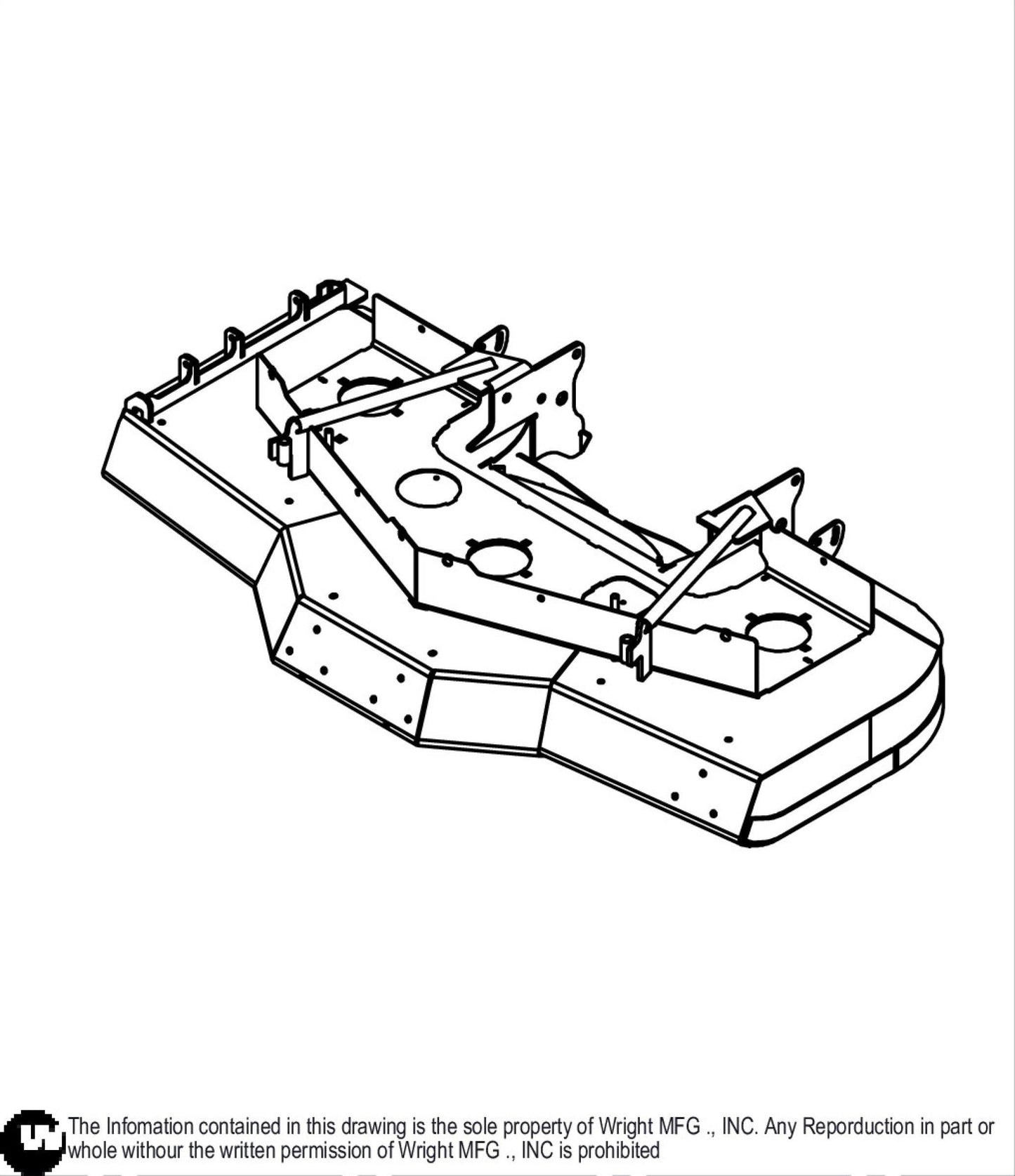 WSTX 52 Deck Weldment 93440058.