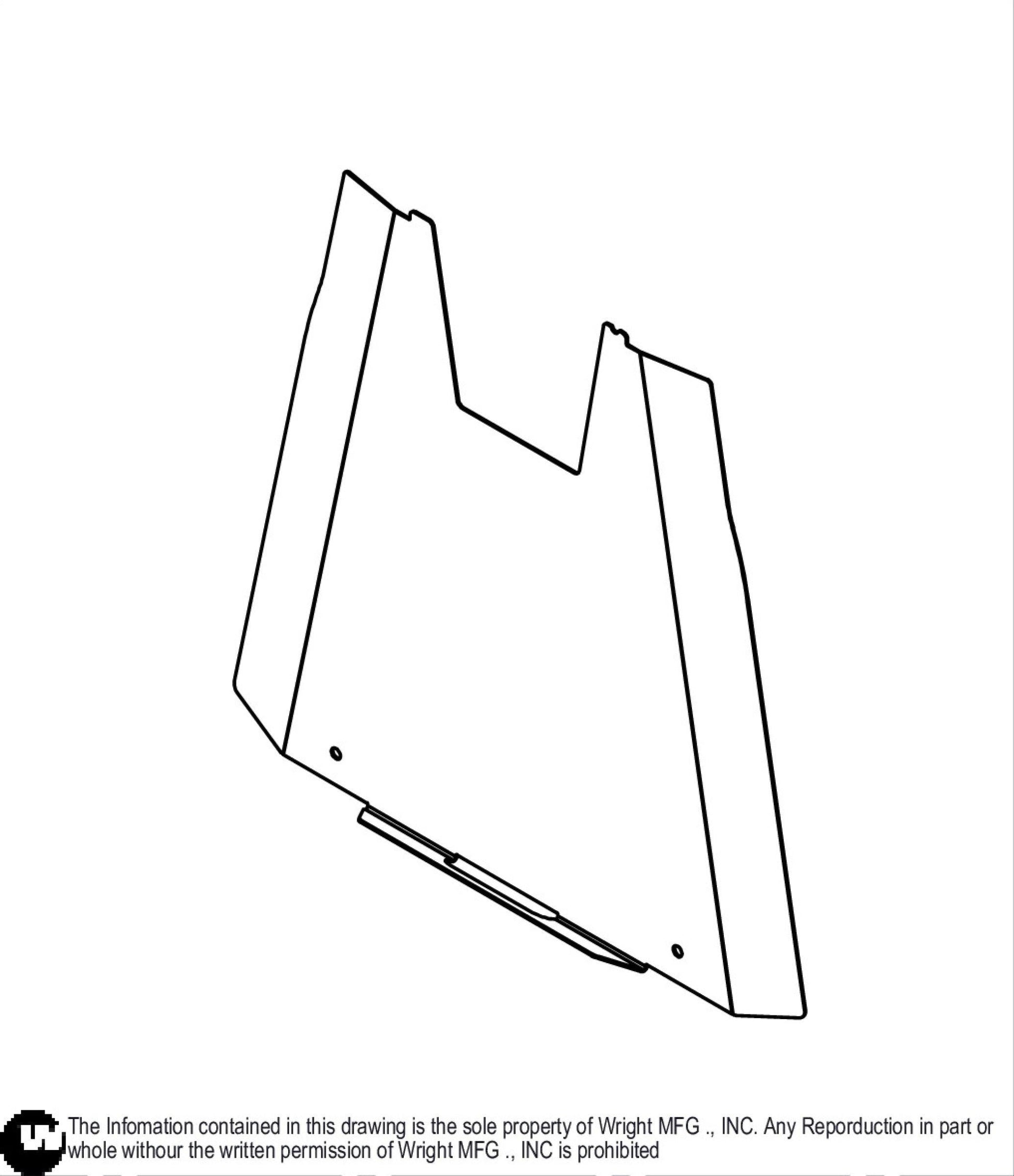 Aero 52 WV2 Center Deck Cover 93440078.