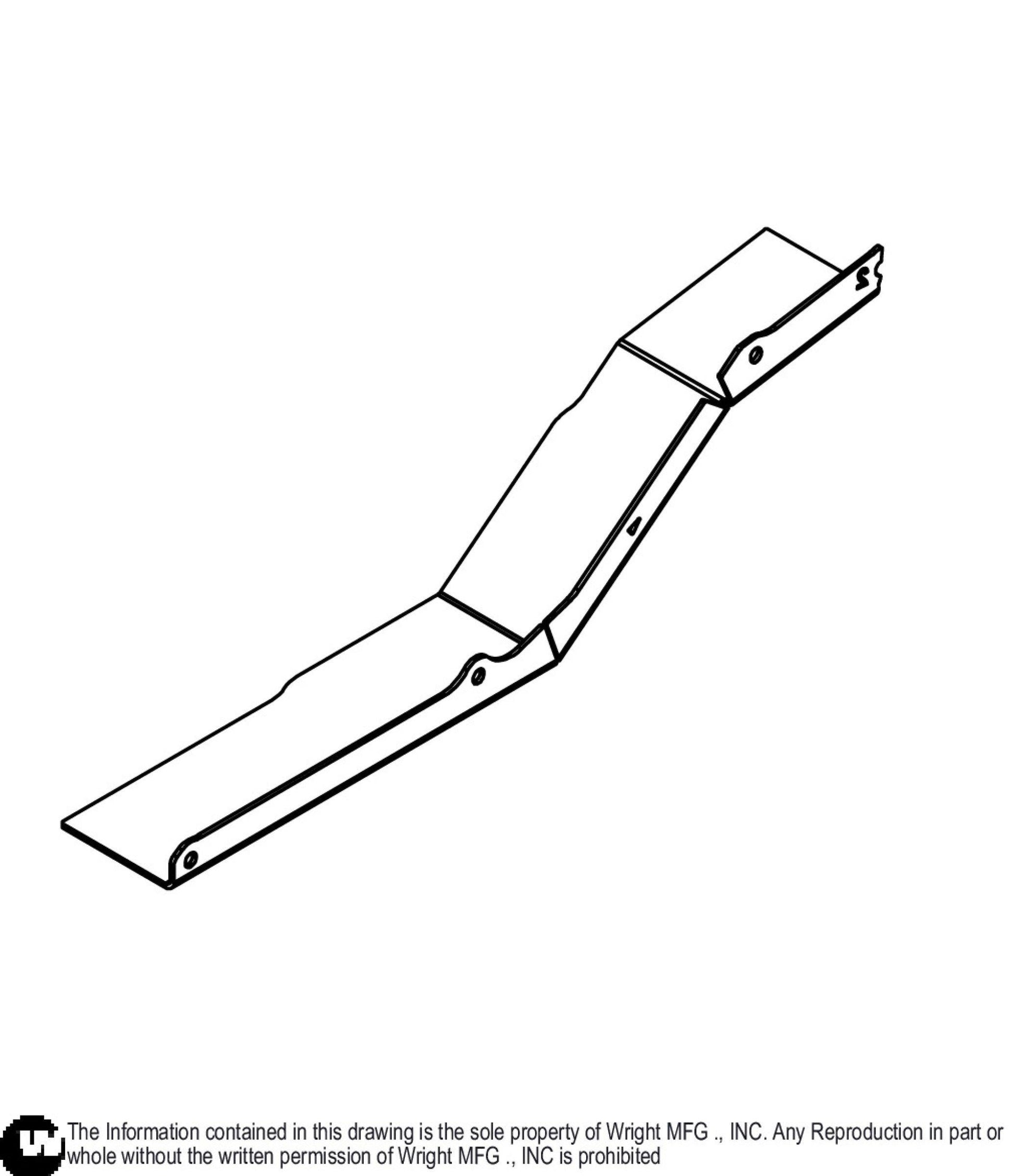 11GA 52 WSB Bent Baffle Trim 93440095.