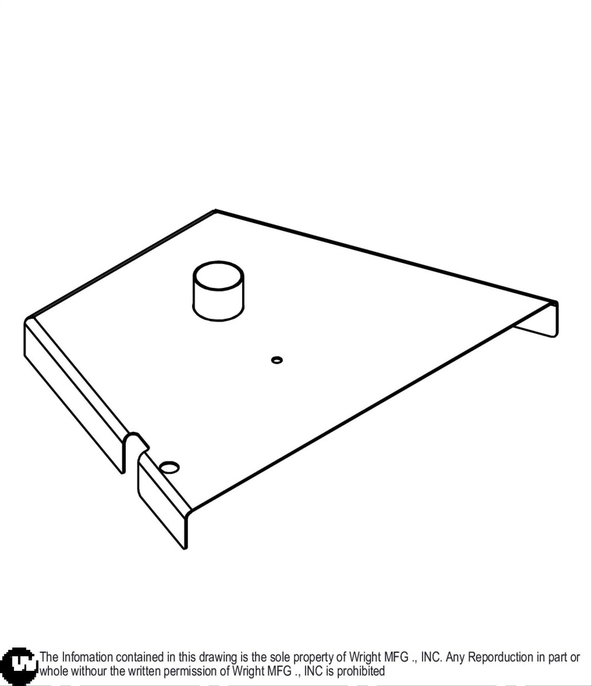 Right 61" WZK Deck Cover 93450031.