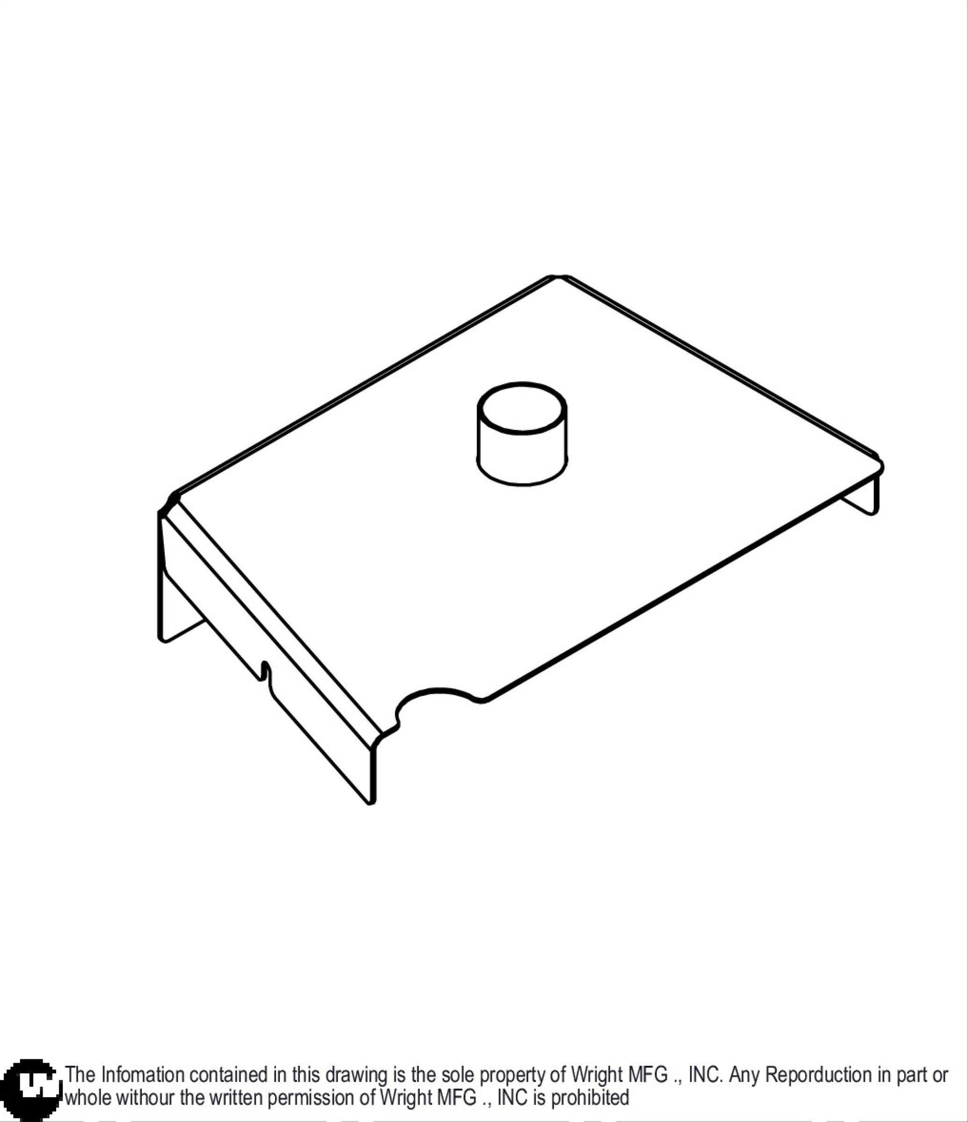 Right 61" WSTX Deck Cover 93450043.
