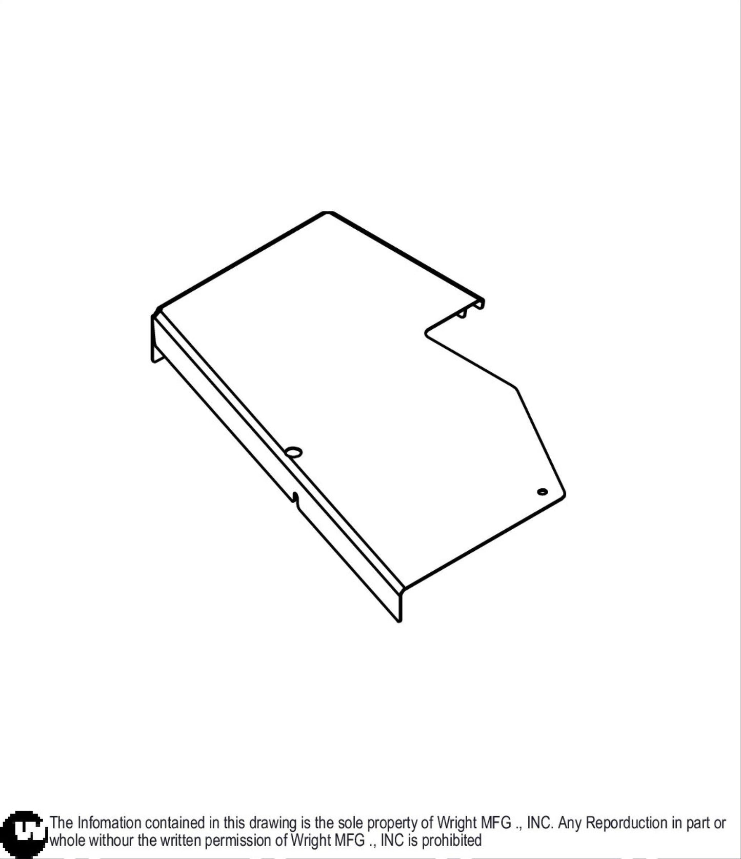Right 61 WZTO Deck Cover 93450055.