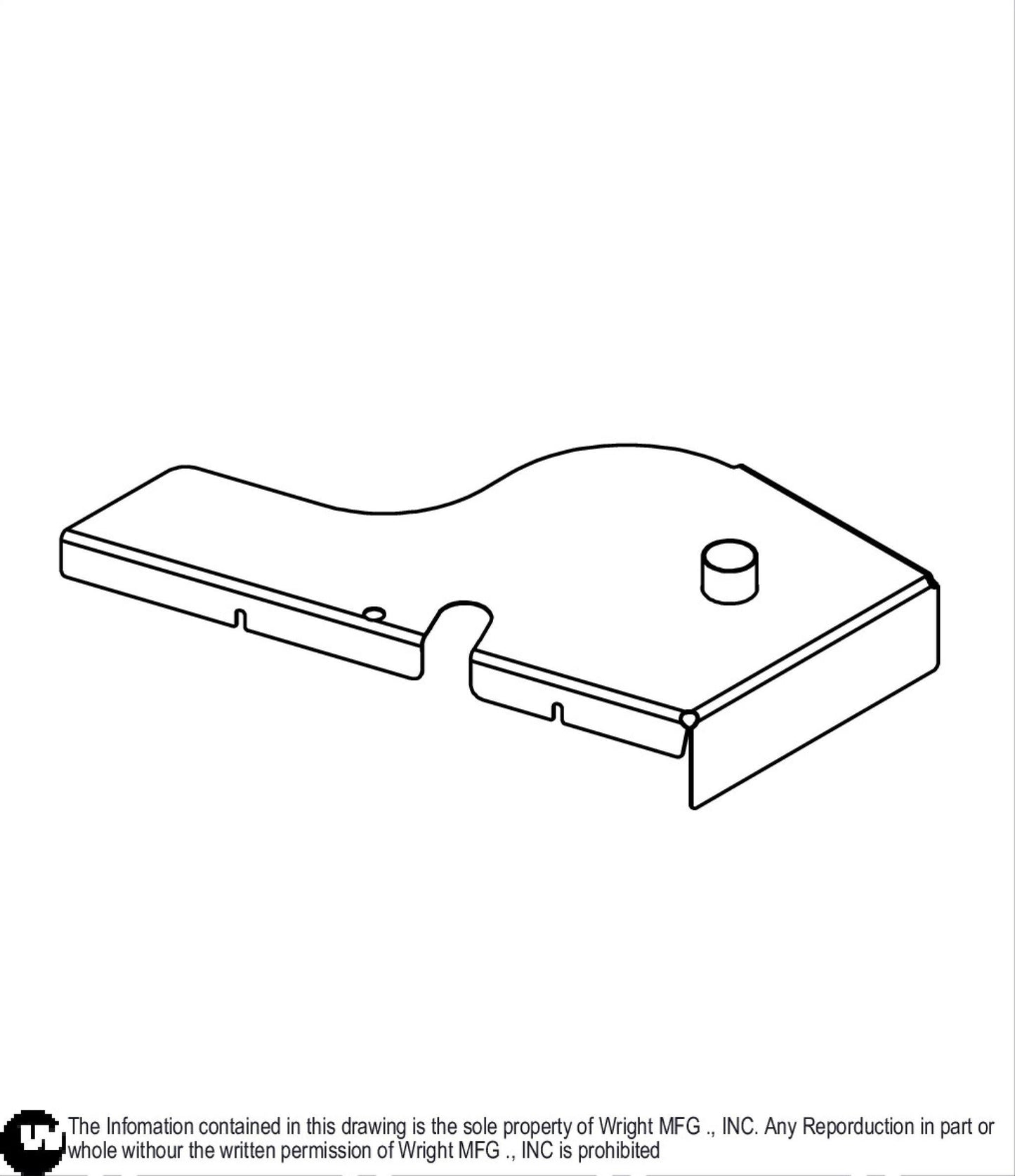 Left 61 Deck Cover 93450058.