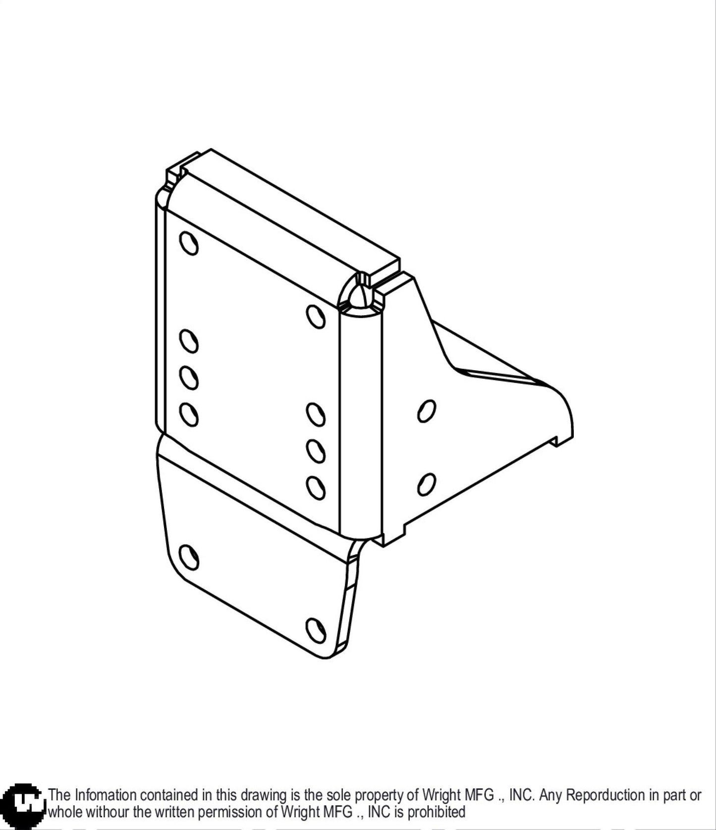 Heavy-Duty Caster Bracket 93460006.