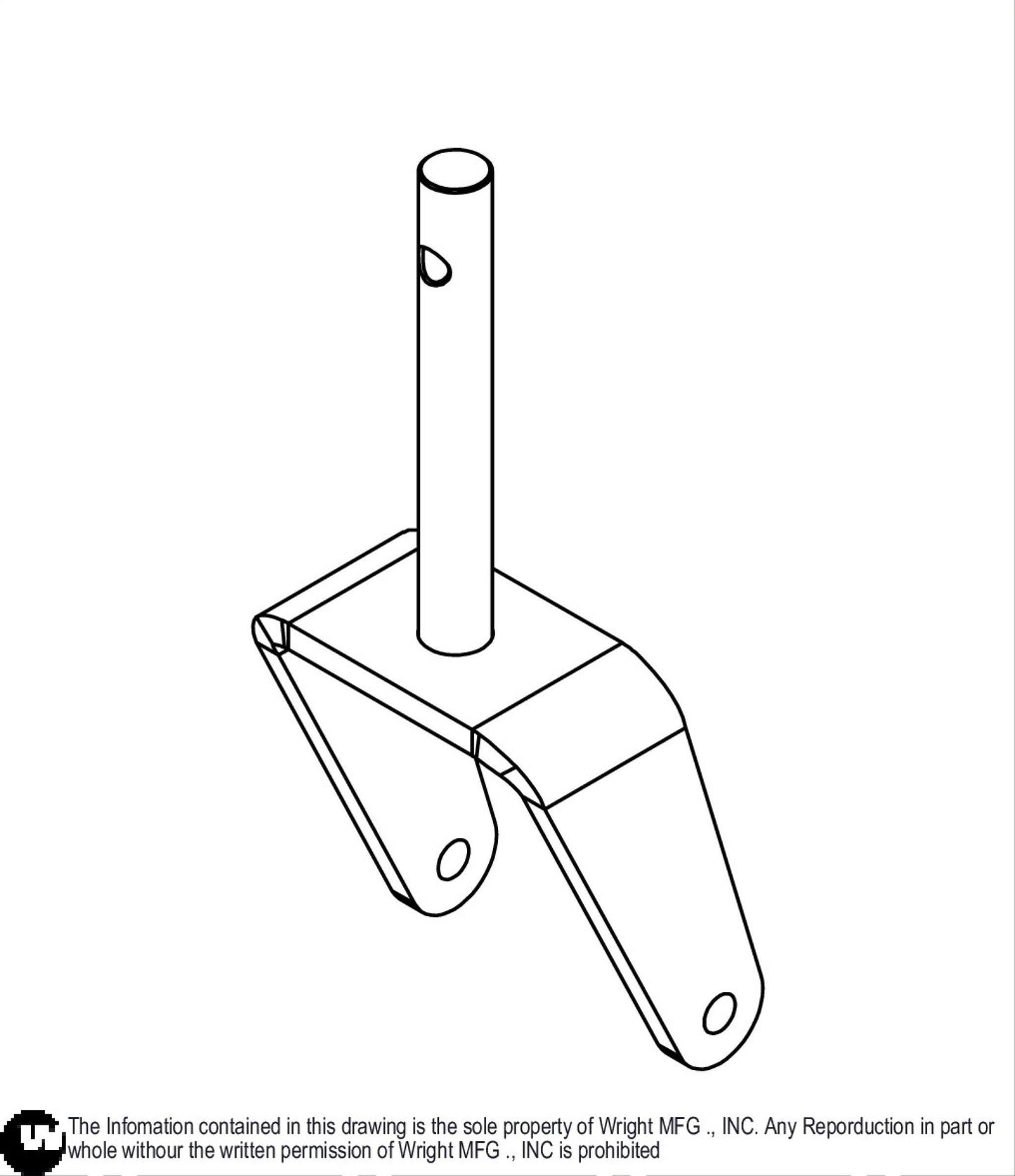 SS Caster Yoke 93460007.