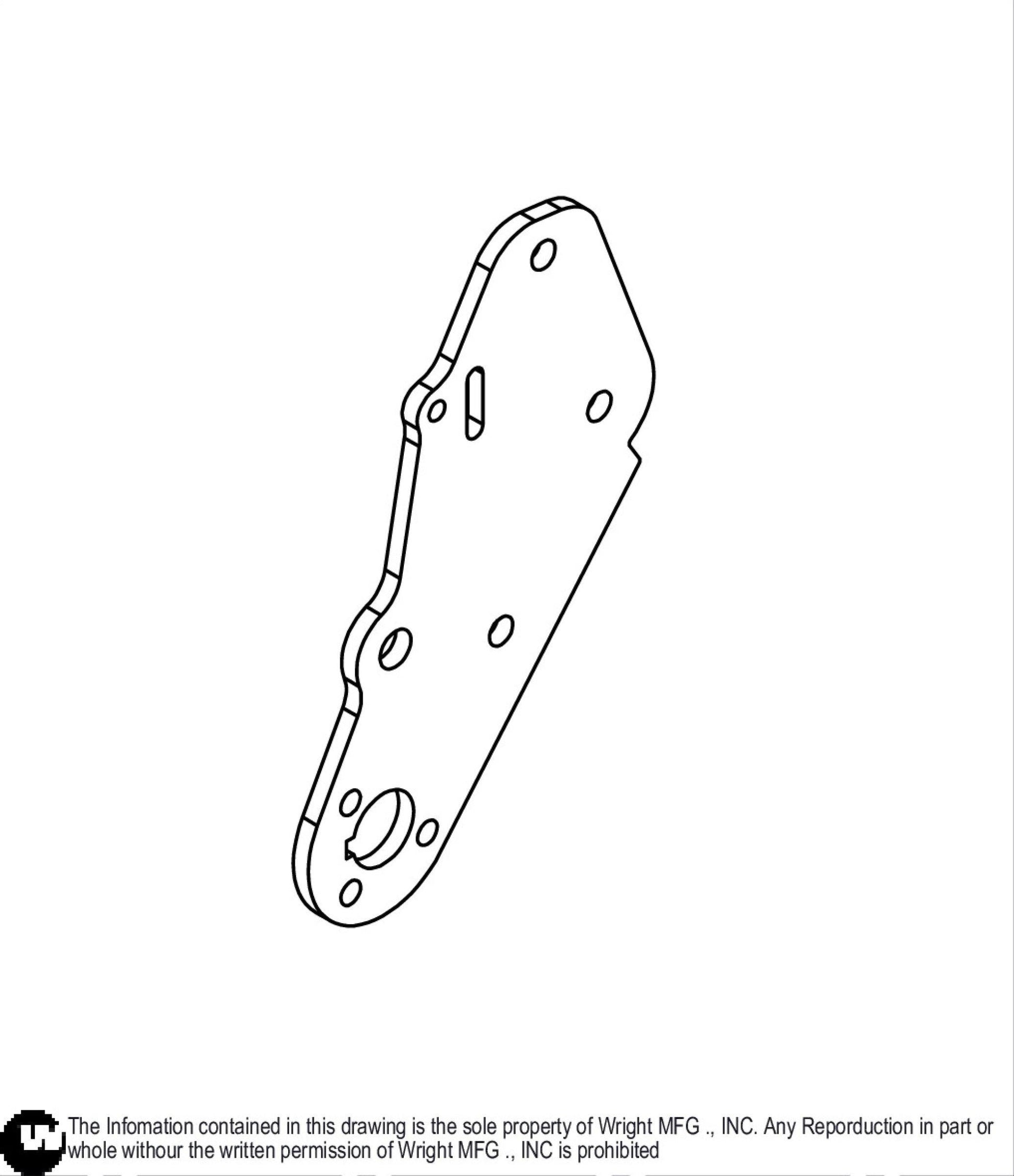 Old Deck Level Lift Plate 93460018.