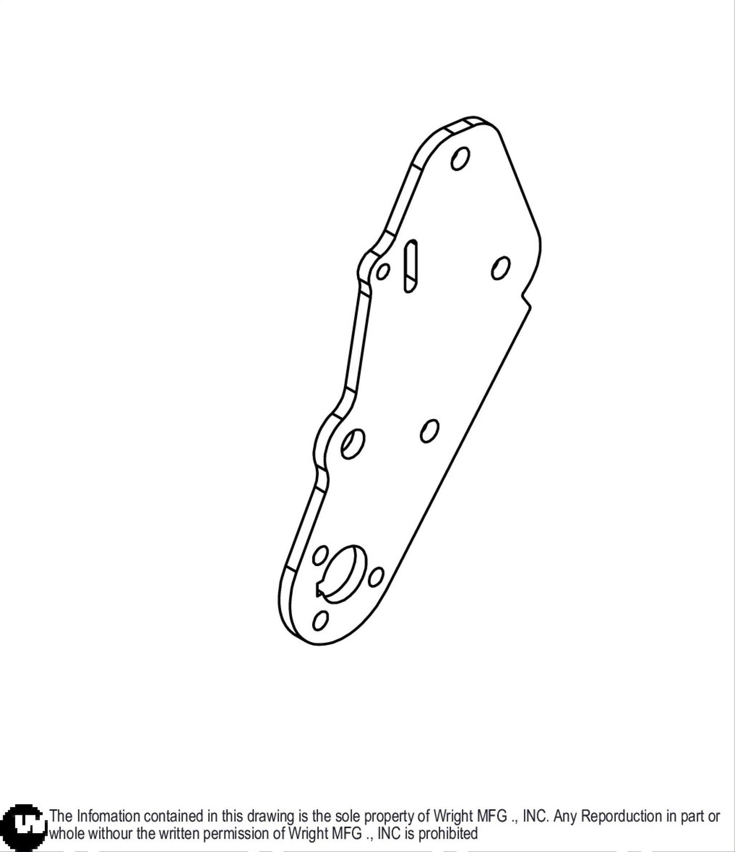 New Deck Level Lift Plate 93460034.