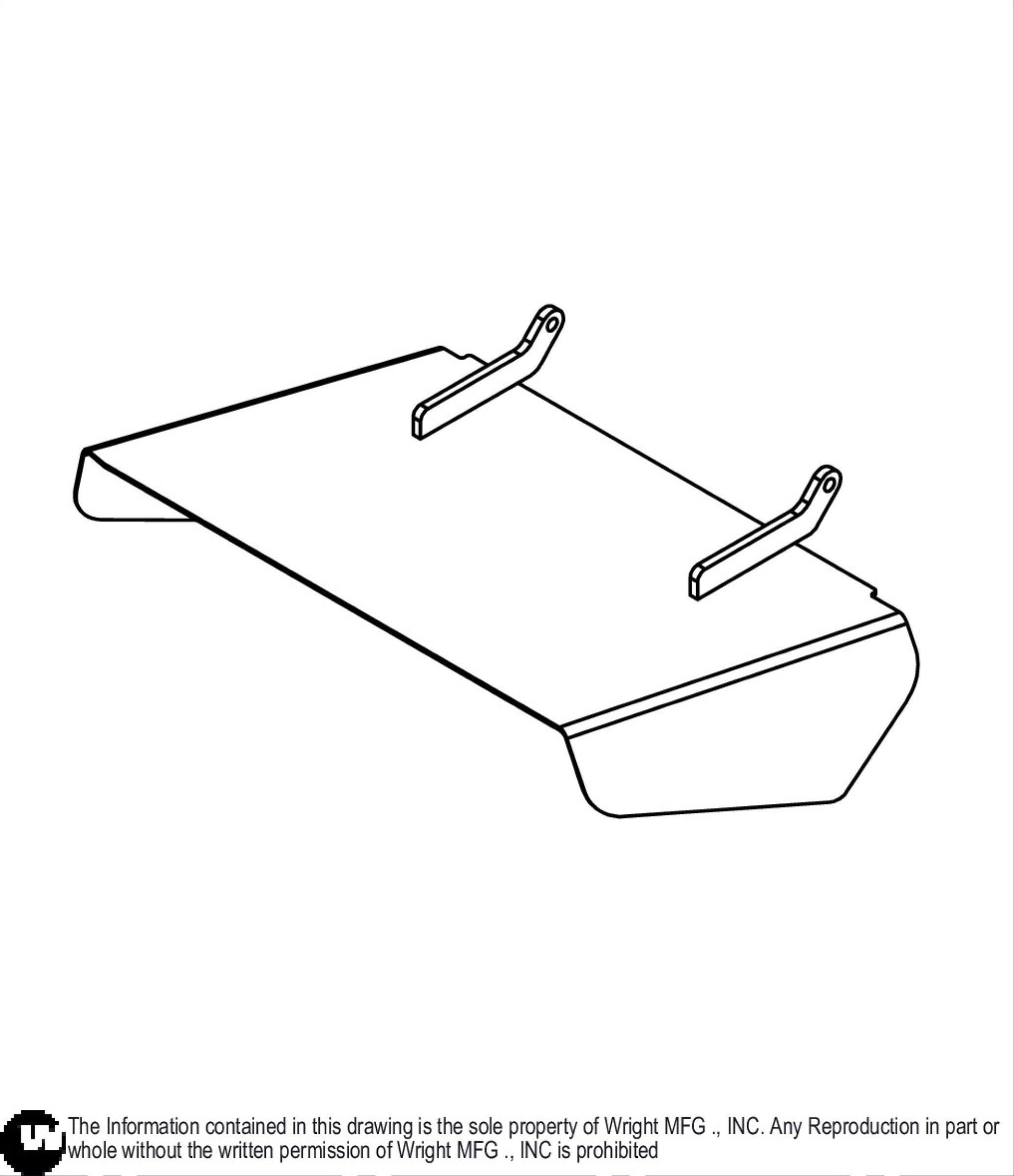 32" WVK Chute Deflector 93460039.