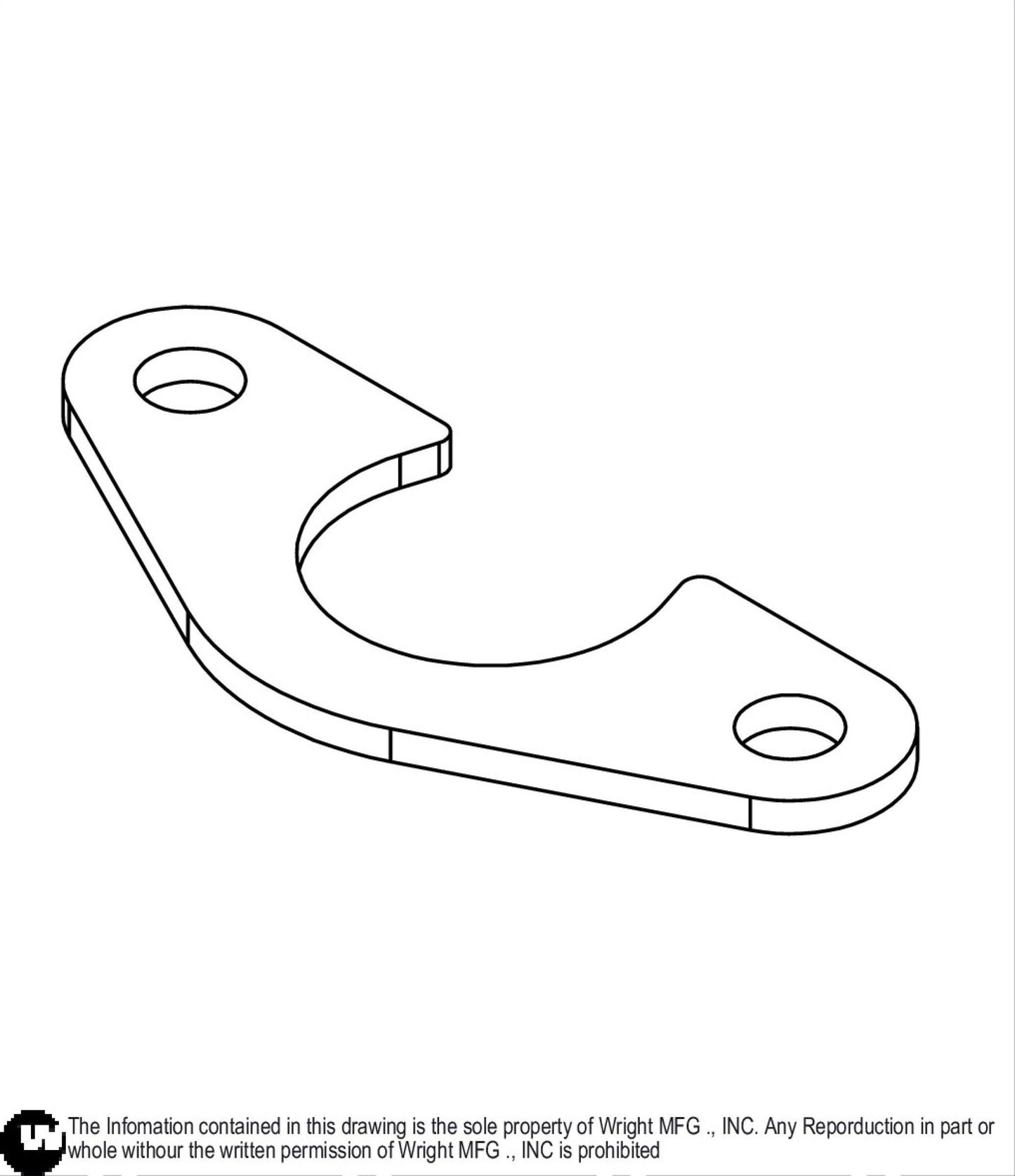 WZ Deck Lift Axle Support 93460081.