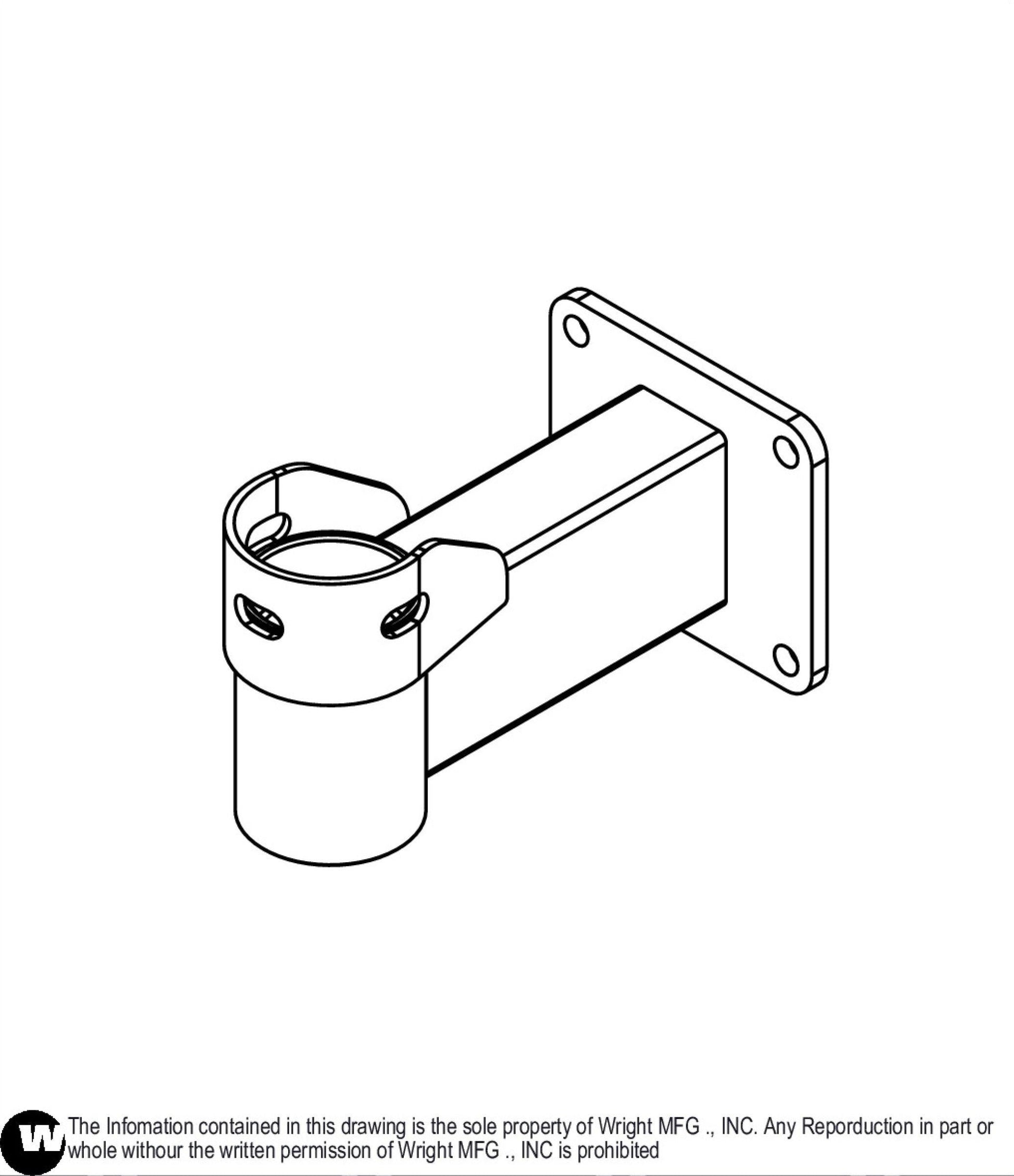 5" Caster Arm Weldment 93460109.