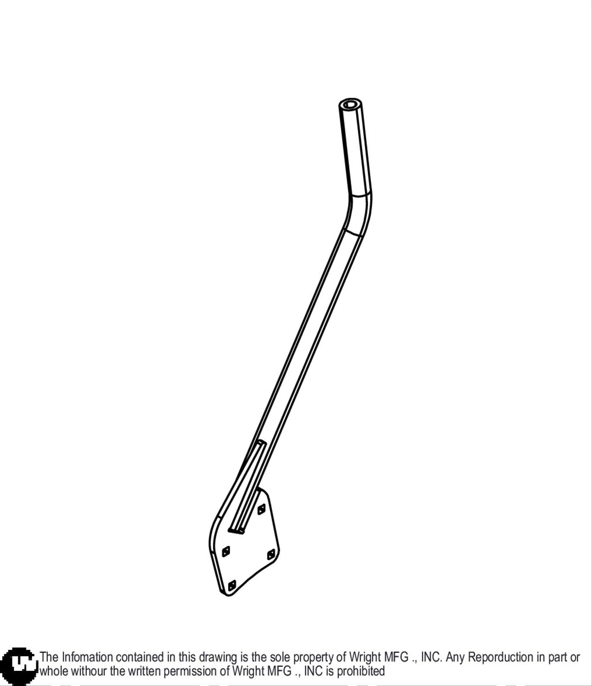 WSPX Deck Lift Axle Handle 93460138.