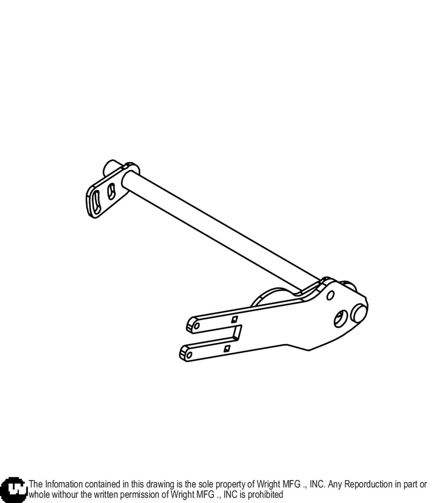 Rear WSTN Deck Lift Weldment 93460166.