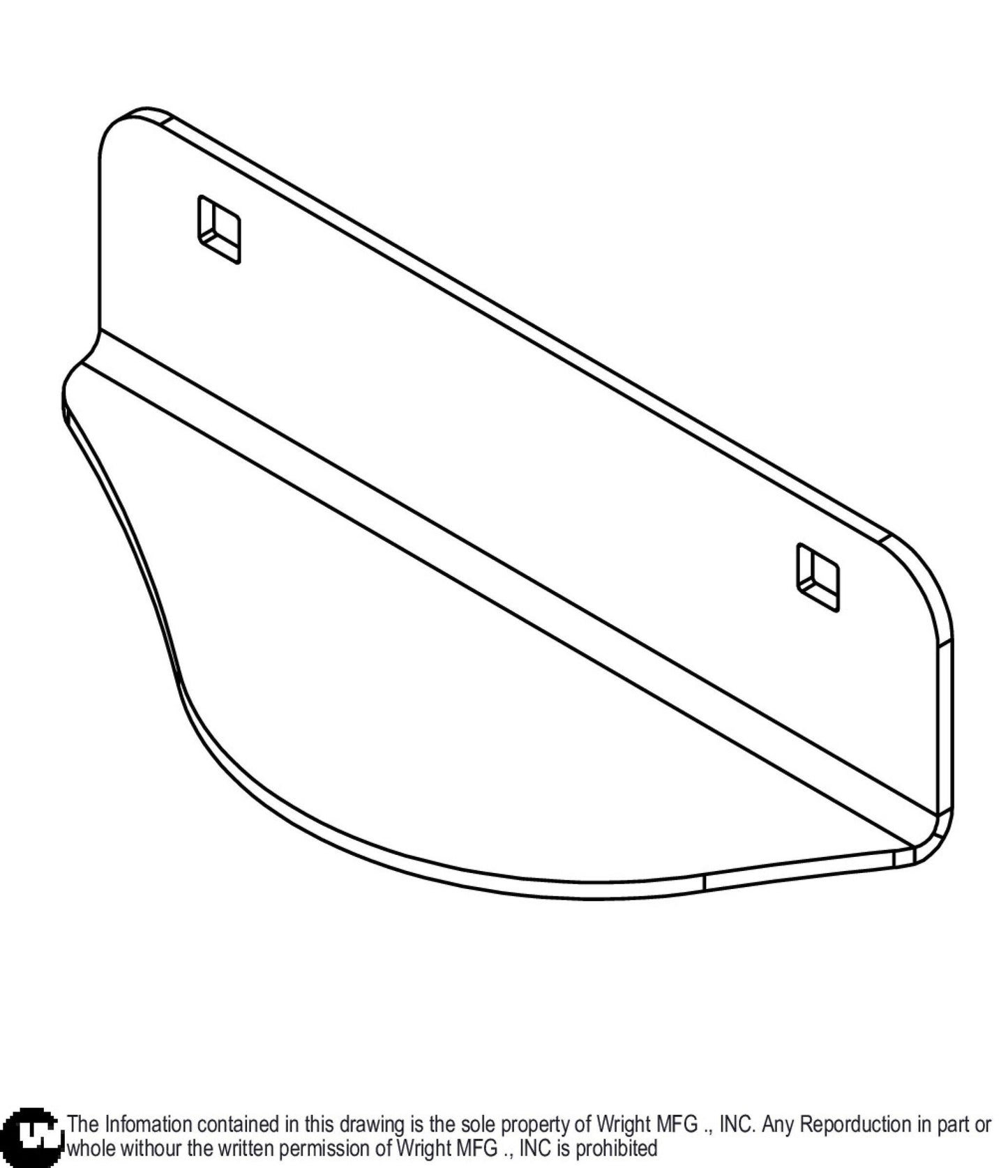 Aero 72 Air Deflector Baffle 93460175.