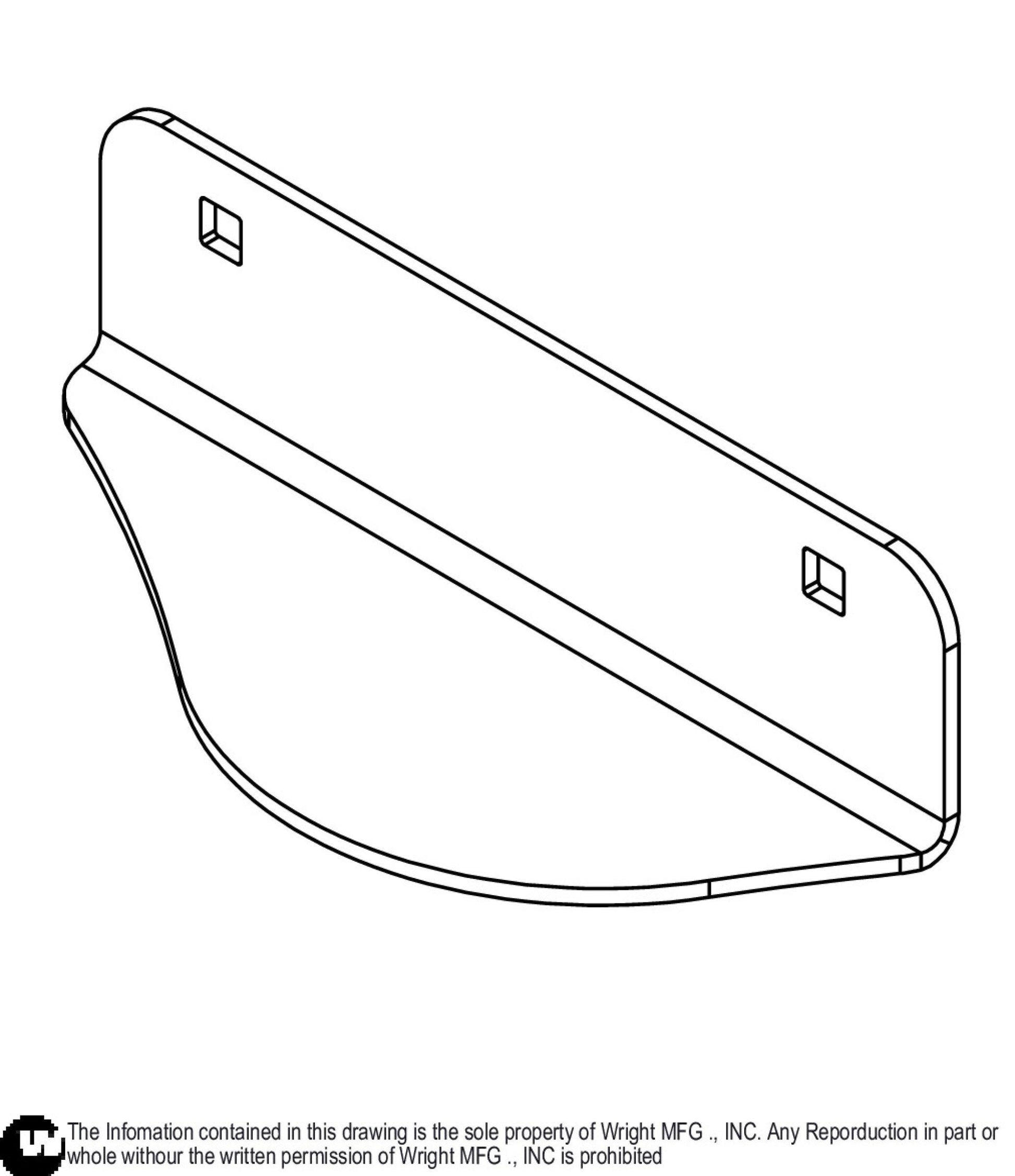 Aero 72 Air Deflector Baffle 93460175.