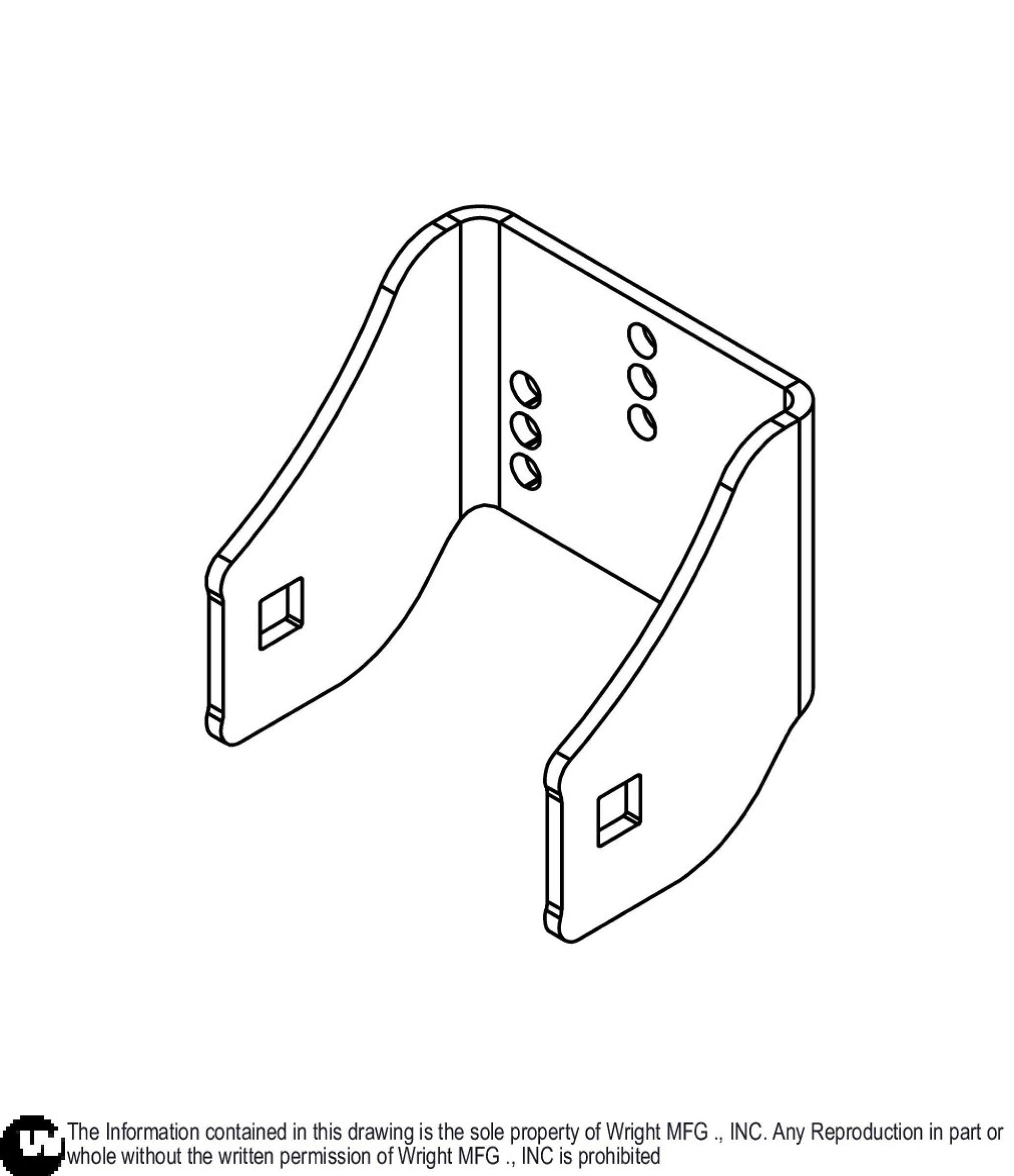 Rear Scalp Roller Bracket 93460177.