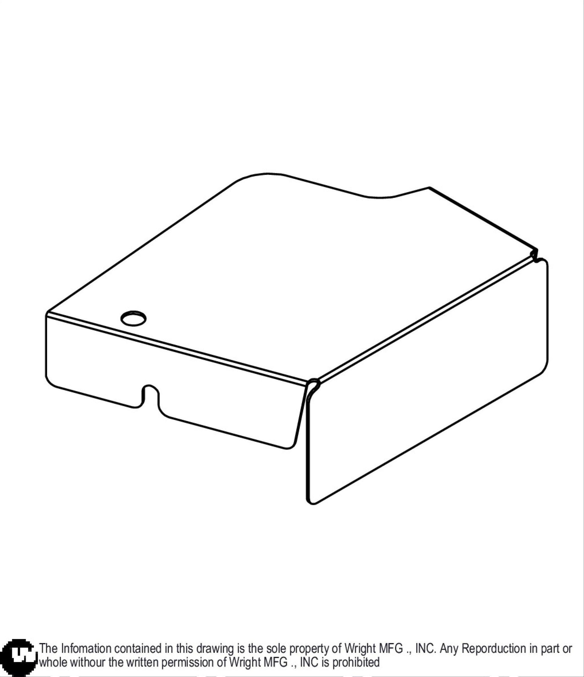Left Aero 36 WV2 Deck Cover 93460180.