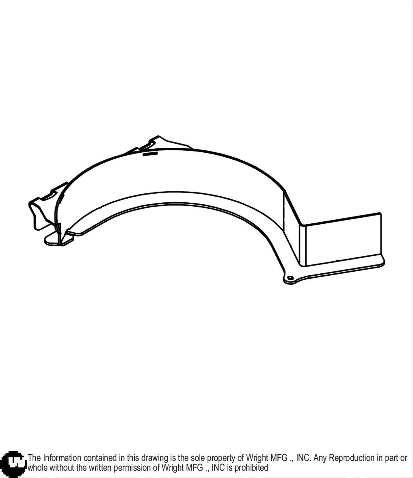 32 Aero-Core MK Baffle Weldment 93460193.