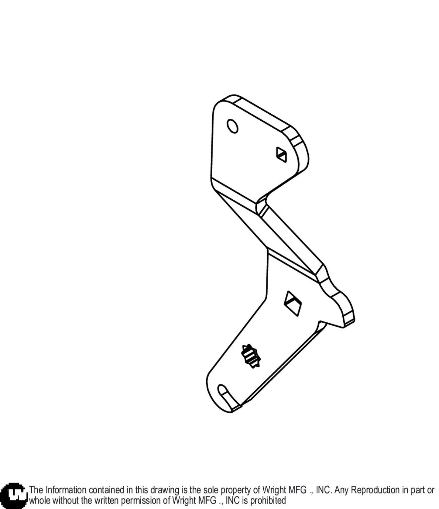 All WSB 3/8 Deck Tensioner Arm 93460208.