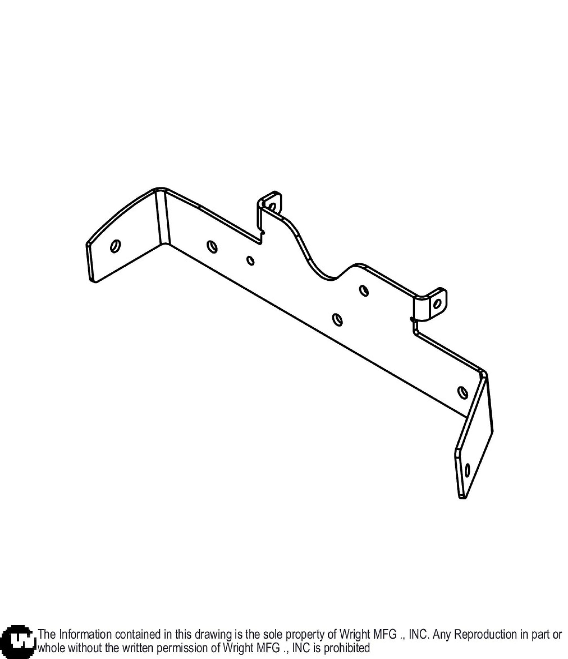 WSB 7GA Chute Deflector Flange 93460210.