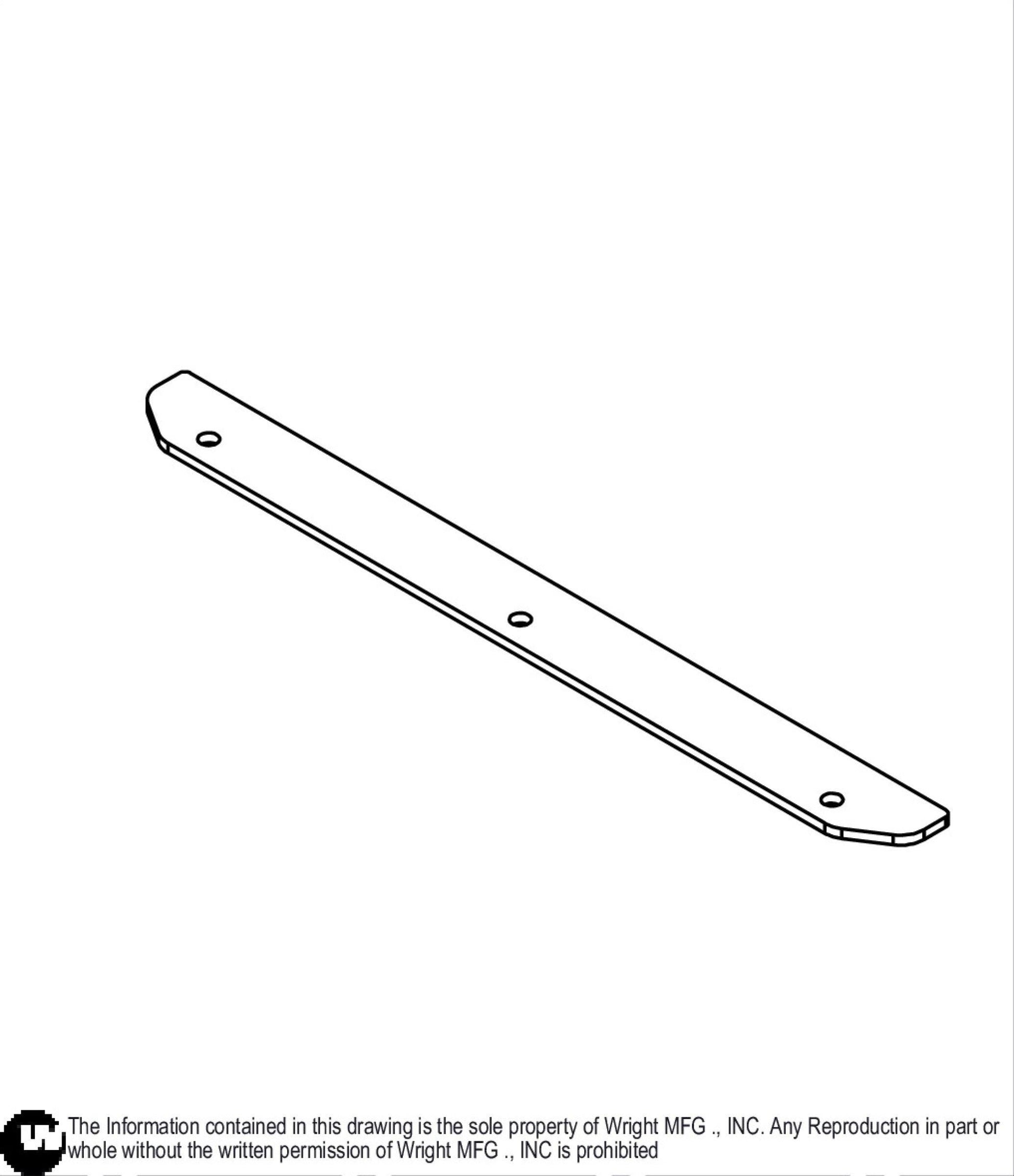 CE WVHC Trailing Shield Bracket 93460218.