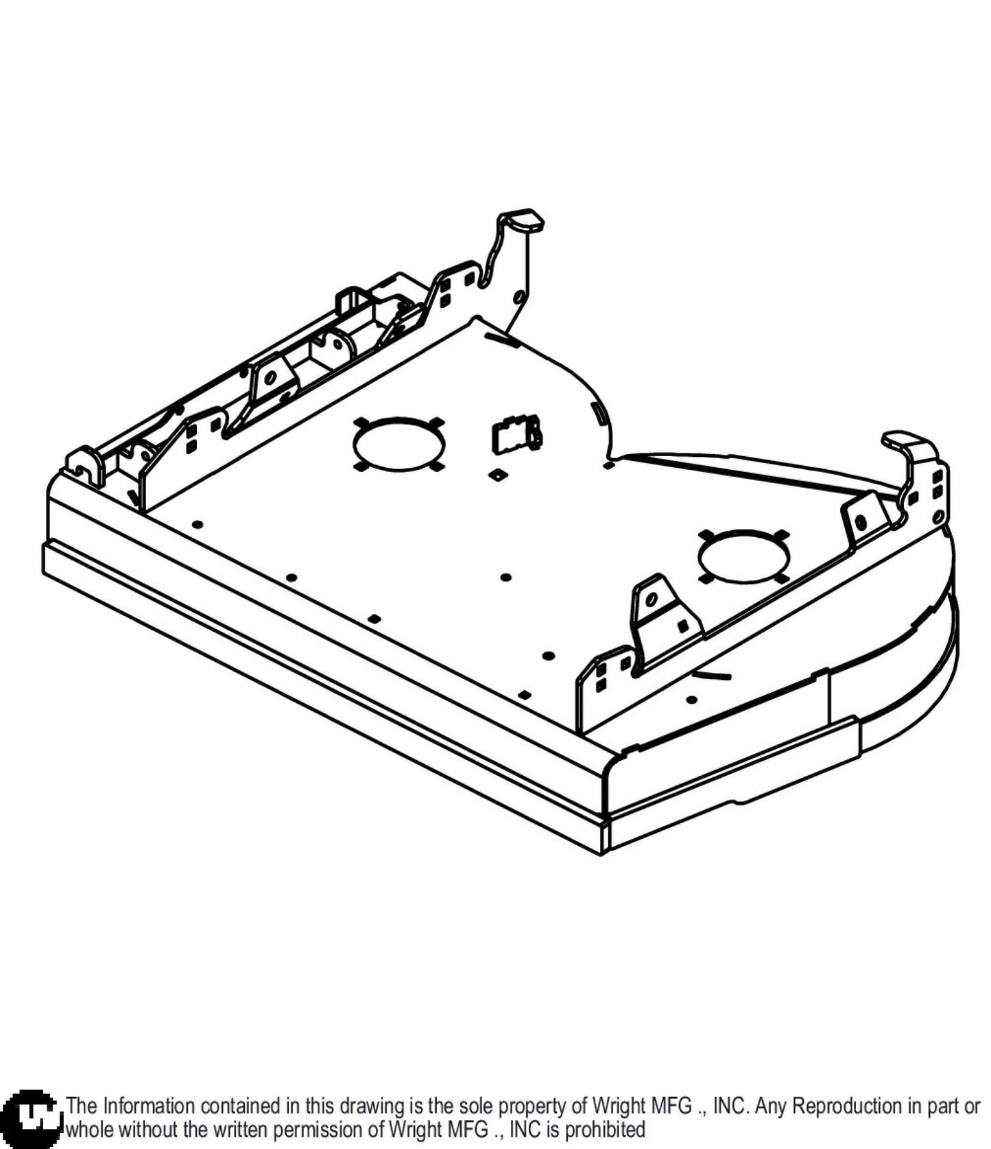 32 WSB Cutter Deck Weldment 93460222.