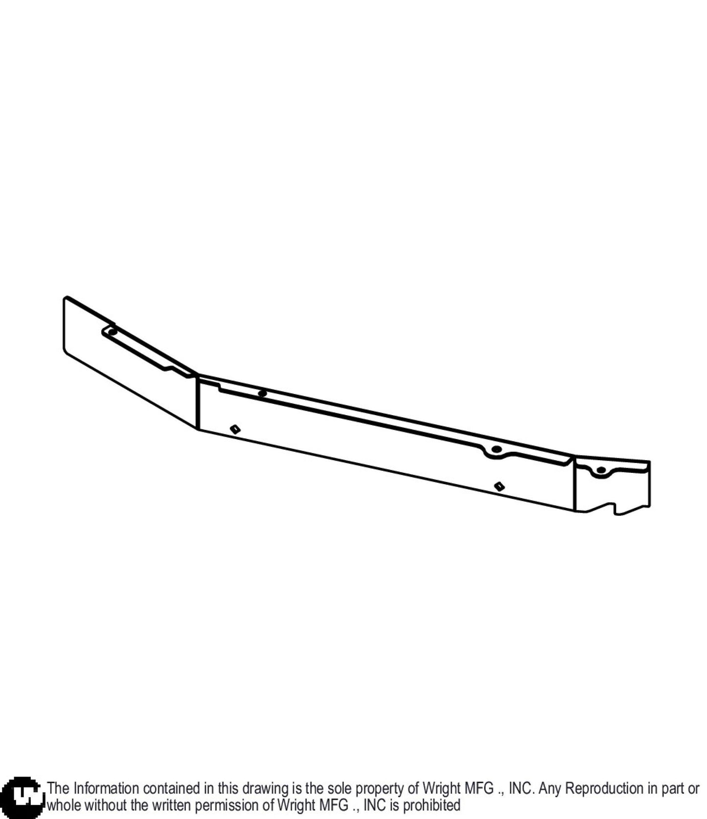 36 WSB Internal Bent Baffle 93460233.