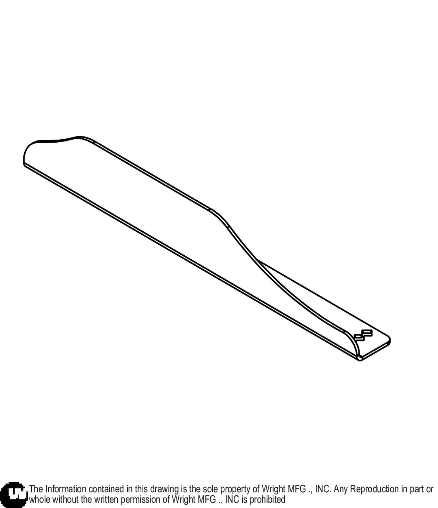 36 WSB Air Deflector 93460234.