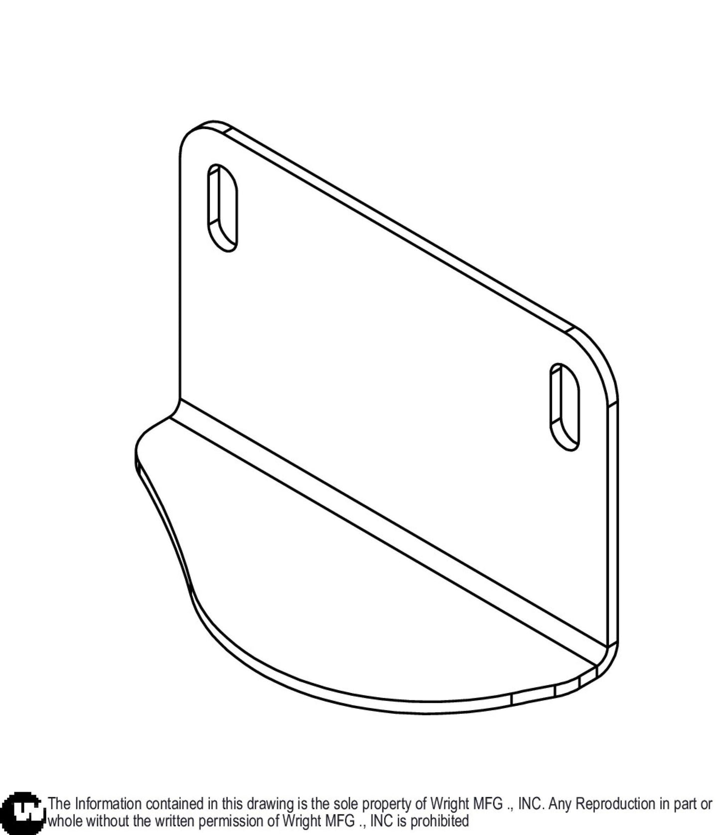 52 Northern Grass Air Deflector Baffle 93460245.