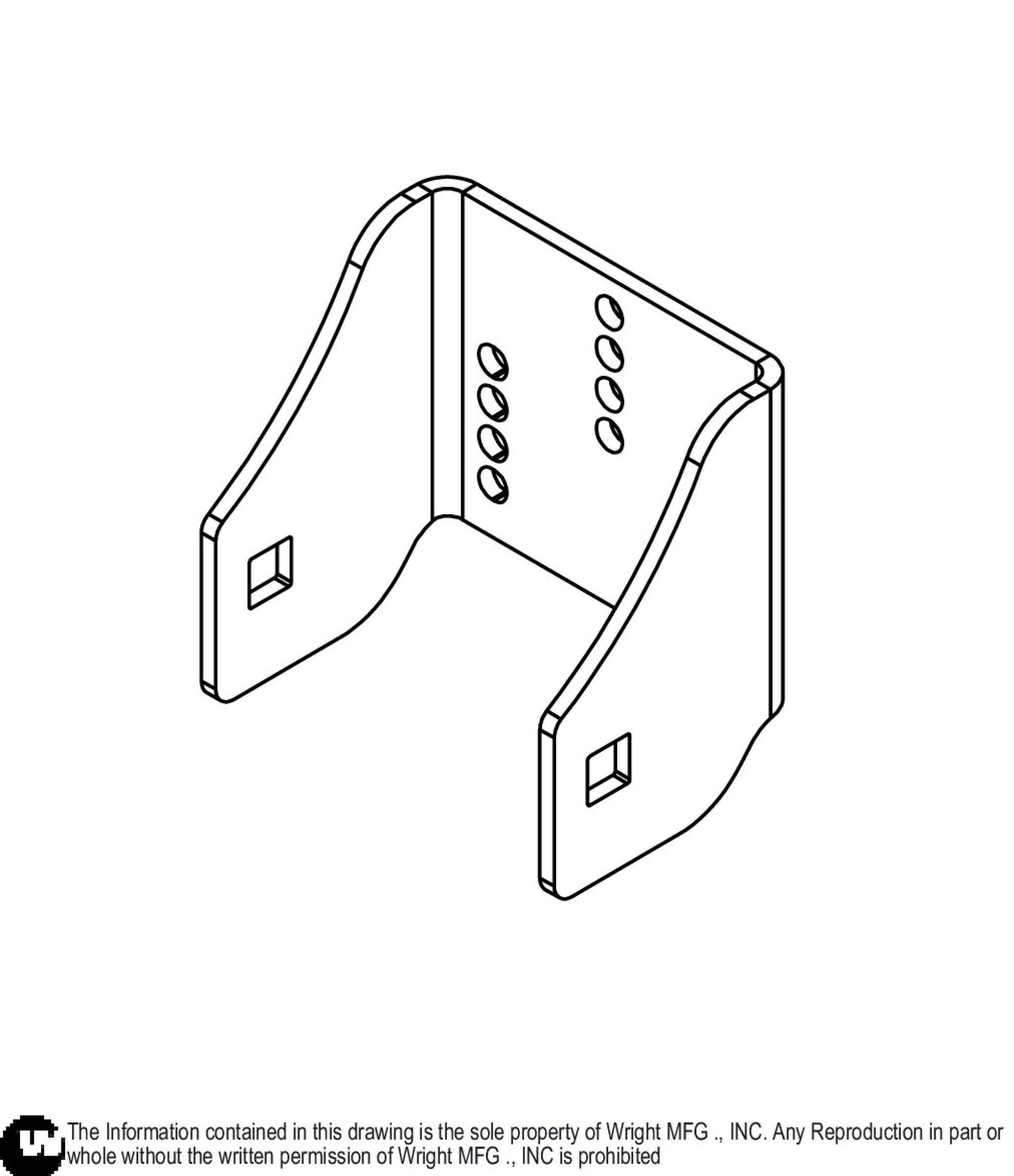 Rear Scalp Roller Bracket 93460248.