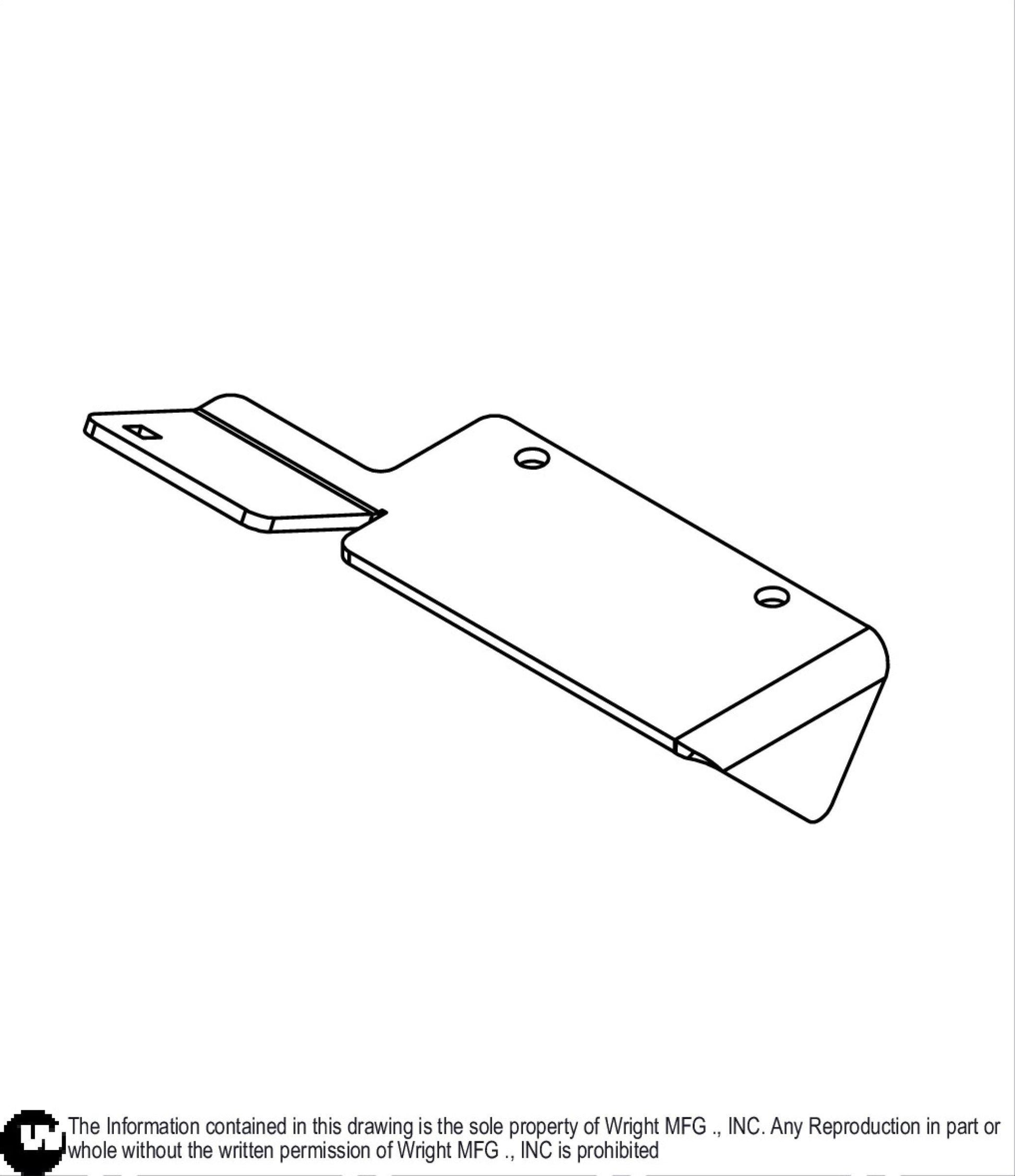 Small 36" RD WSES Deflector Baffle 93470017.