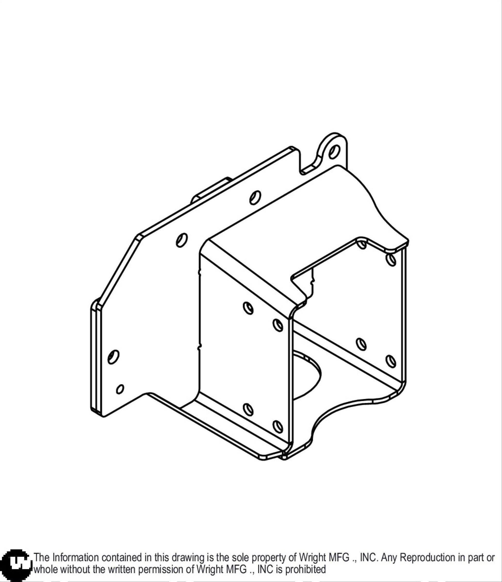 Right WVLC Wheel Motor Frame 93470033.