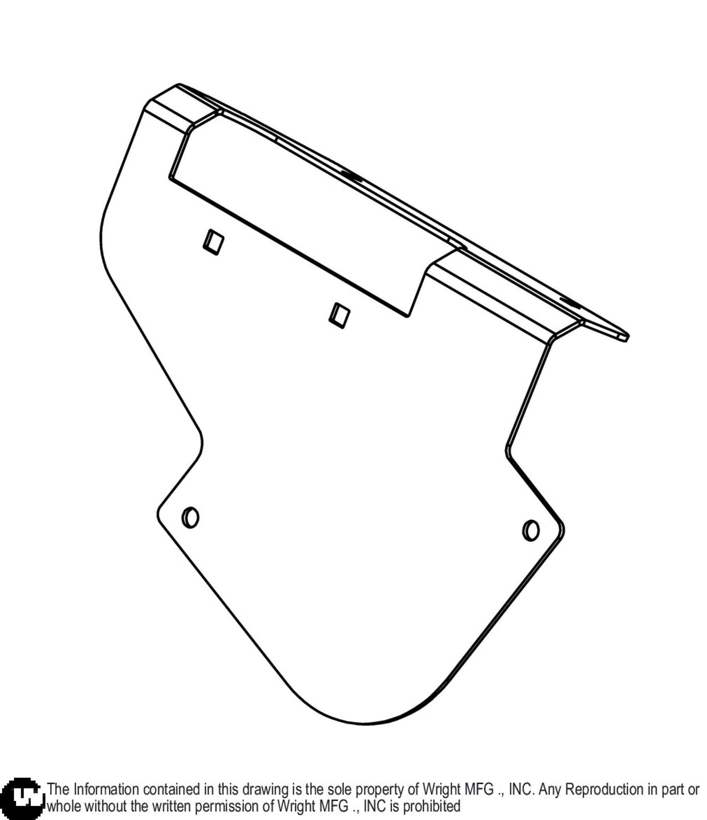 Right WZXT Rear Guard Side Wall 93470038.