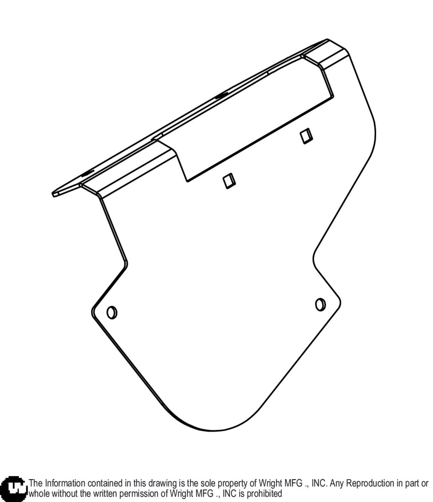 Left WZXT Rear Guard Side Wall 93470039.
