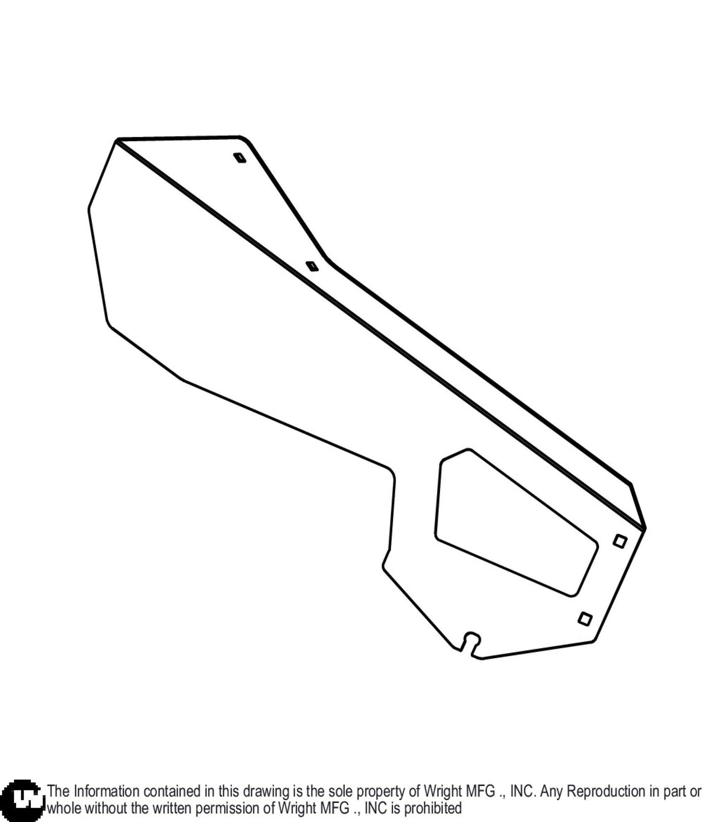 Right WZXL Rear Guard Side Panel 93470048.