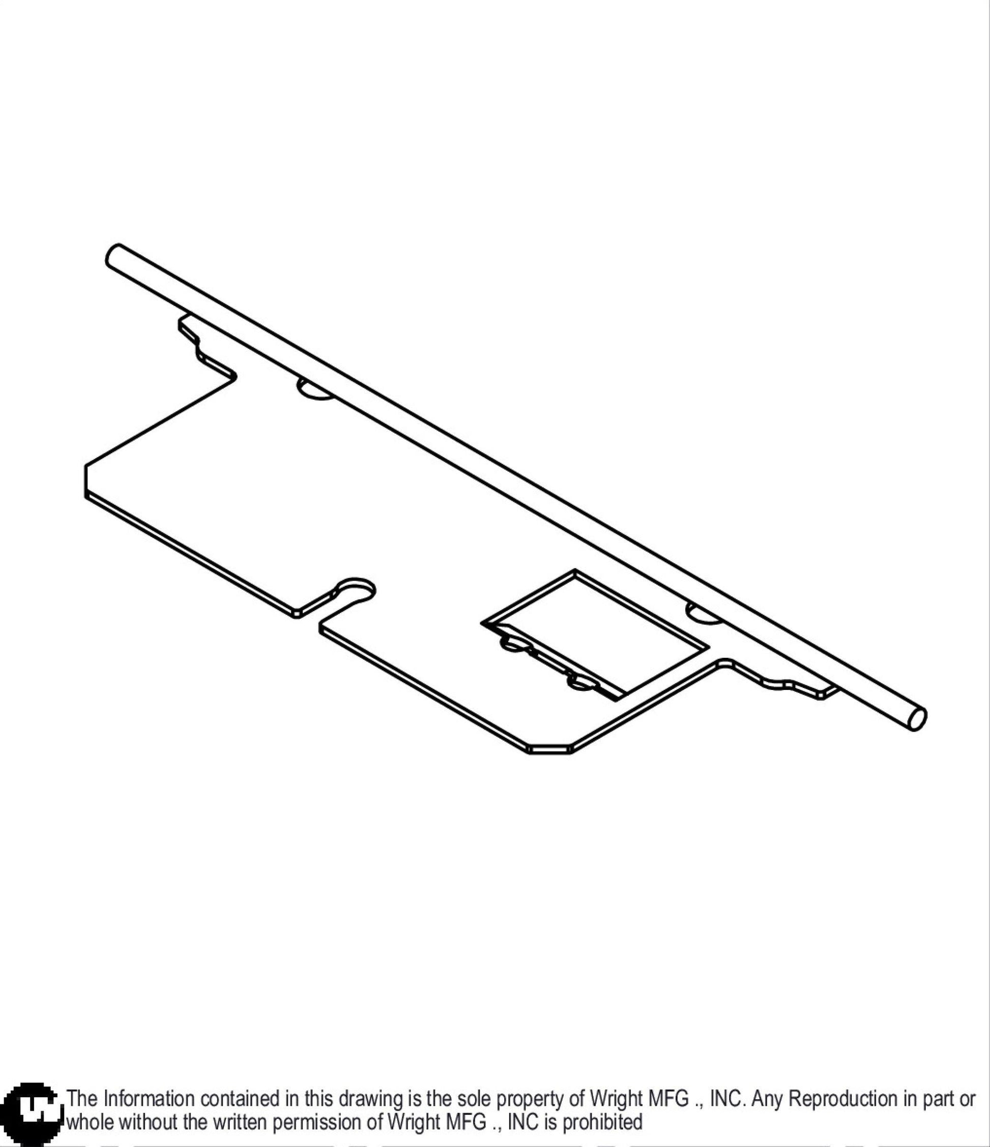 RD Pivoting Deflector Baffle 93490006.