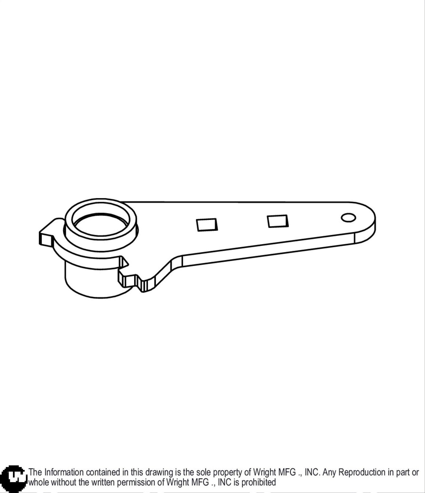 Right WST Idler Arm Weldment 93490013.