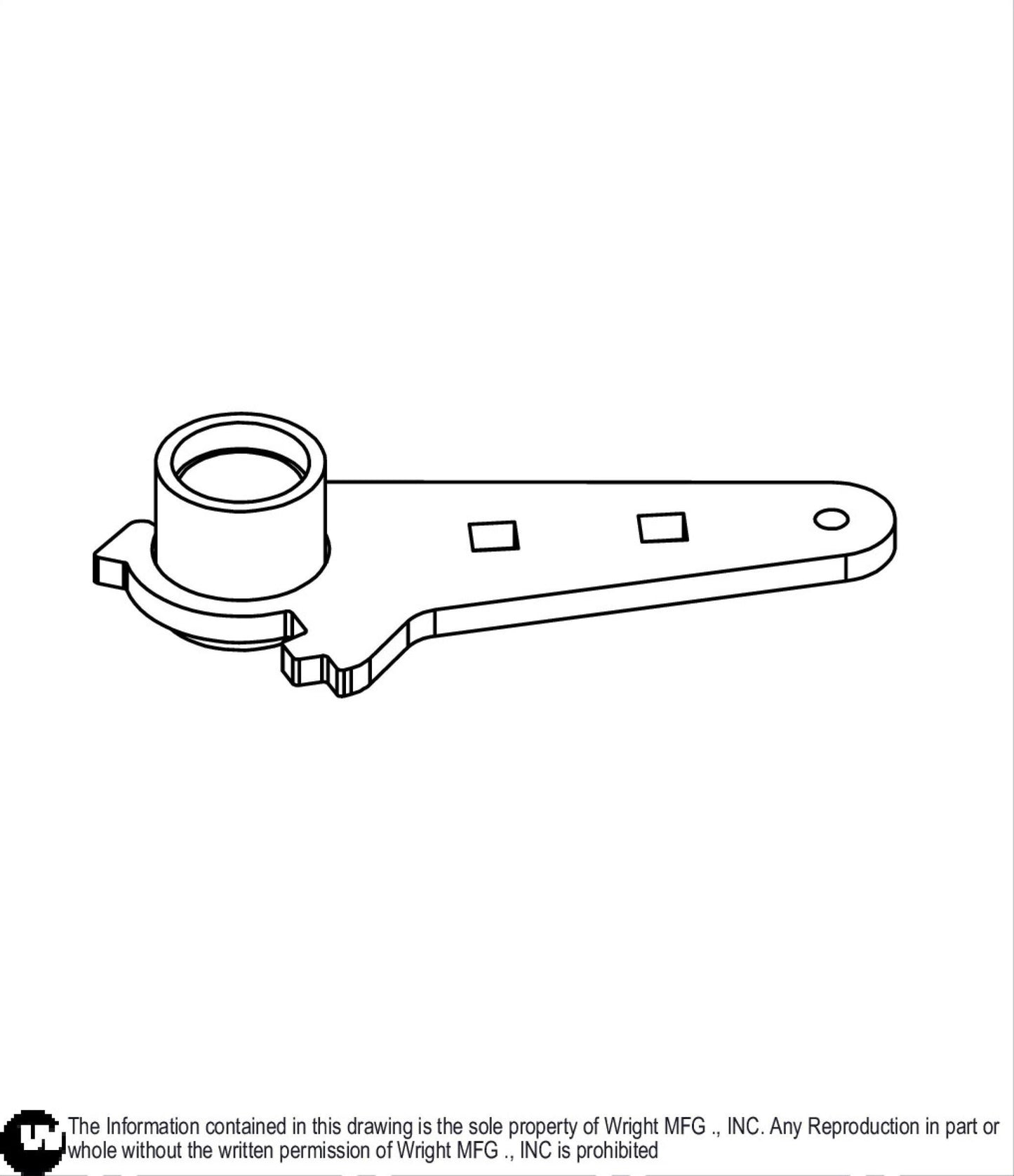 Left WST Idler Arm Weldment 93490014.
