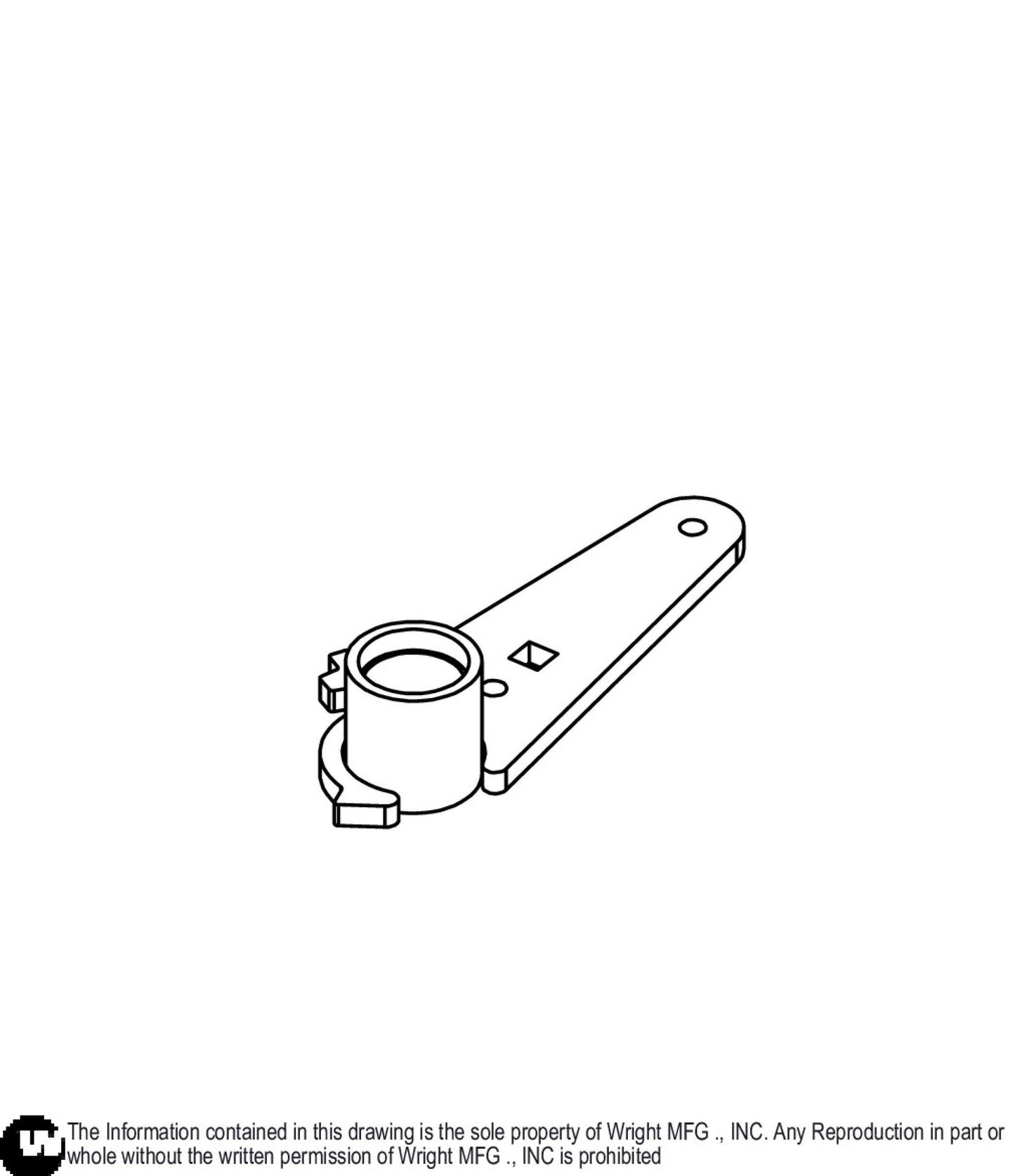 STX EP Low Tension Idler Arm Weldment 93490016.