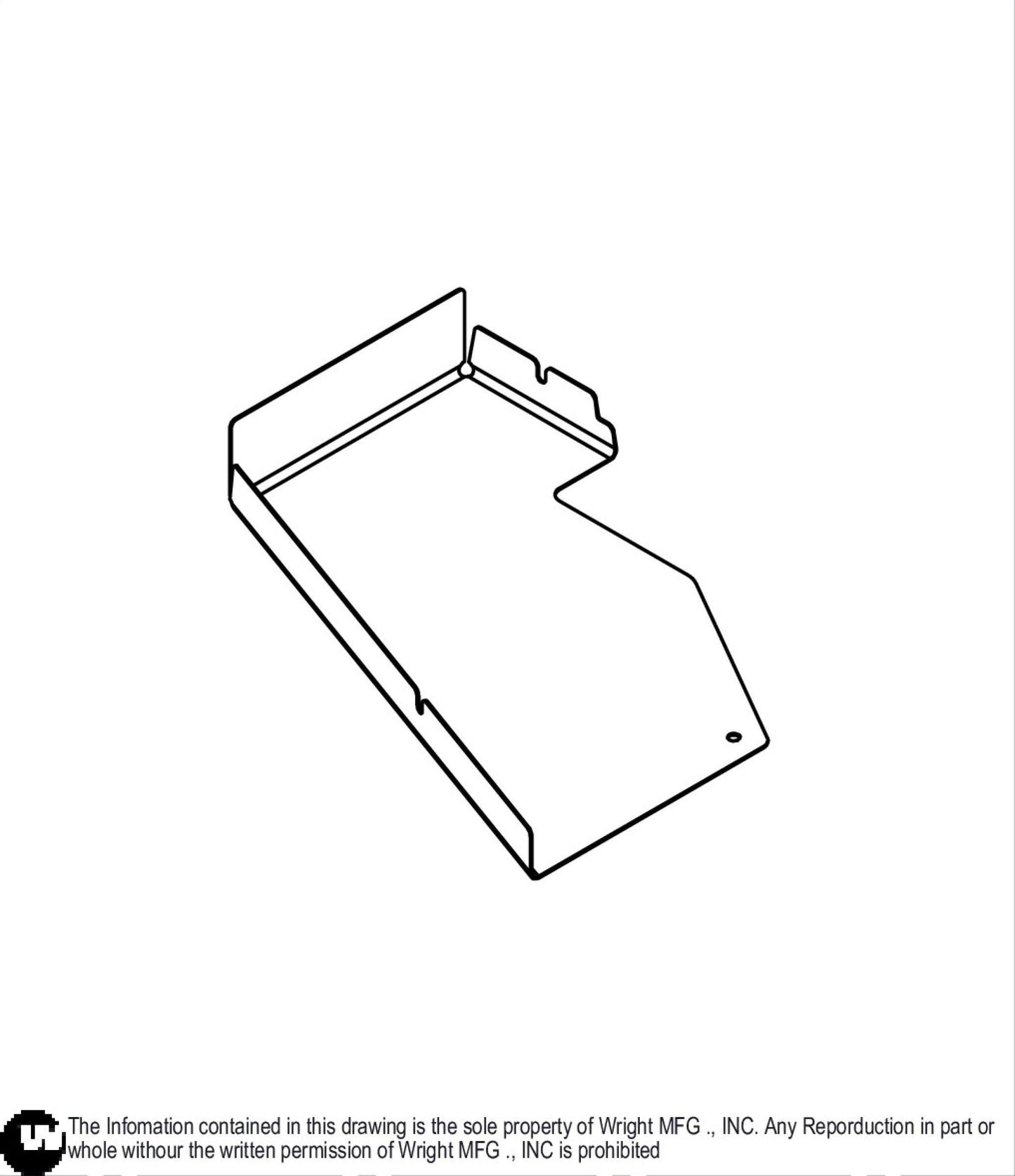 Left 48-52 WZTO Deck Cover Weldment 93490019.