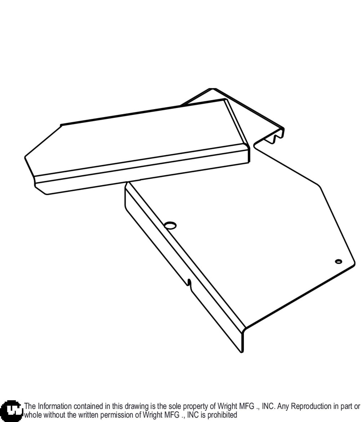 Right Deck Cover Weldment 93490021.