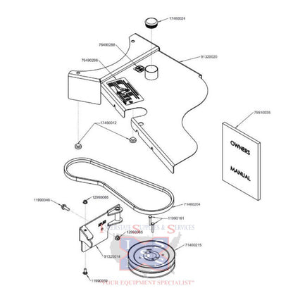 Wright 61" Stander ZK GCS Pulley Kit 95320007.
