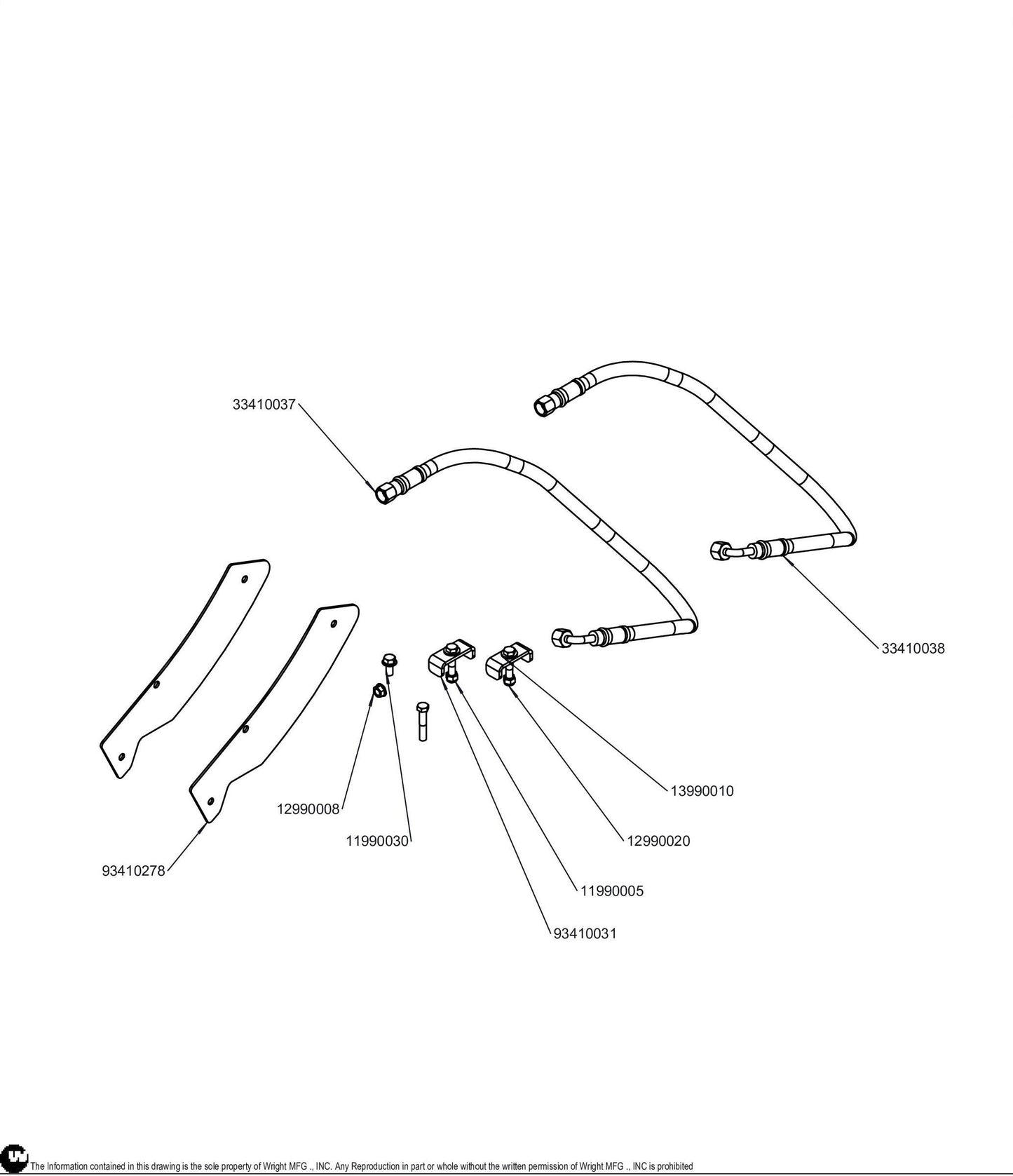 WSES/WSTRH Hose Holder Kit 95410012.