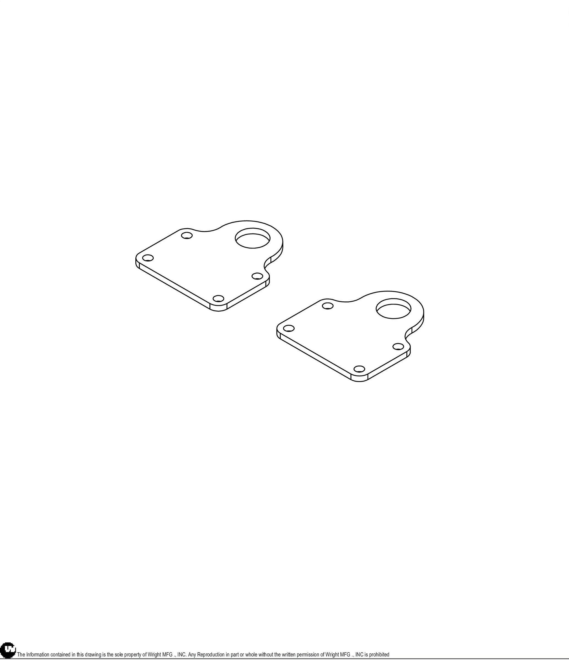 Caster Arm Tie-Down Kit 95410018.