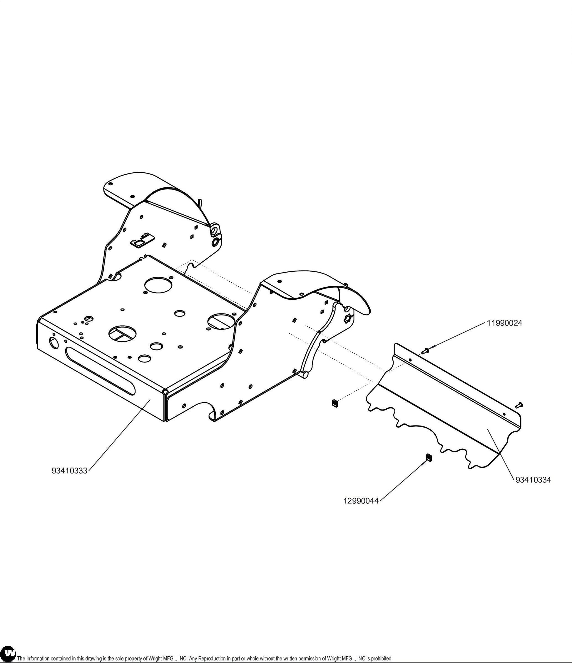 WST Tractor Body Kit W/Pulley Guard 95410020.