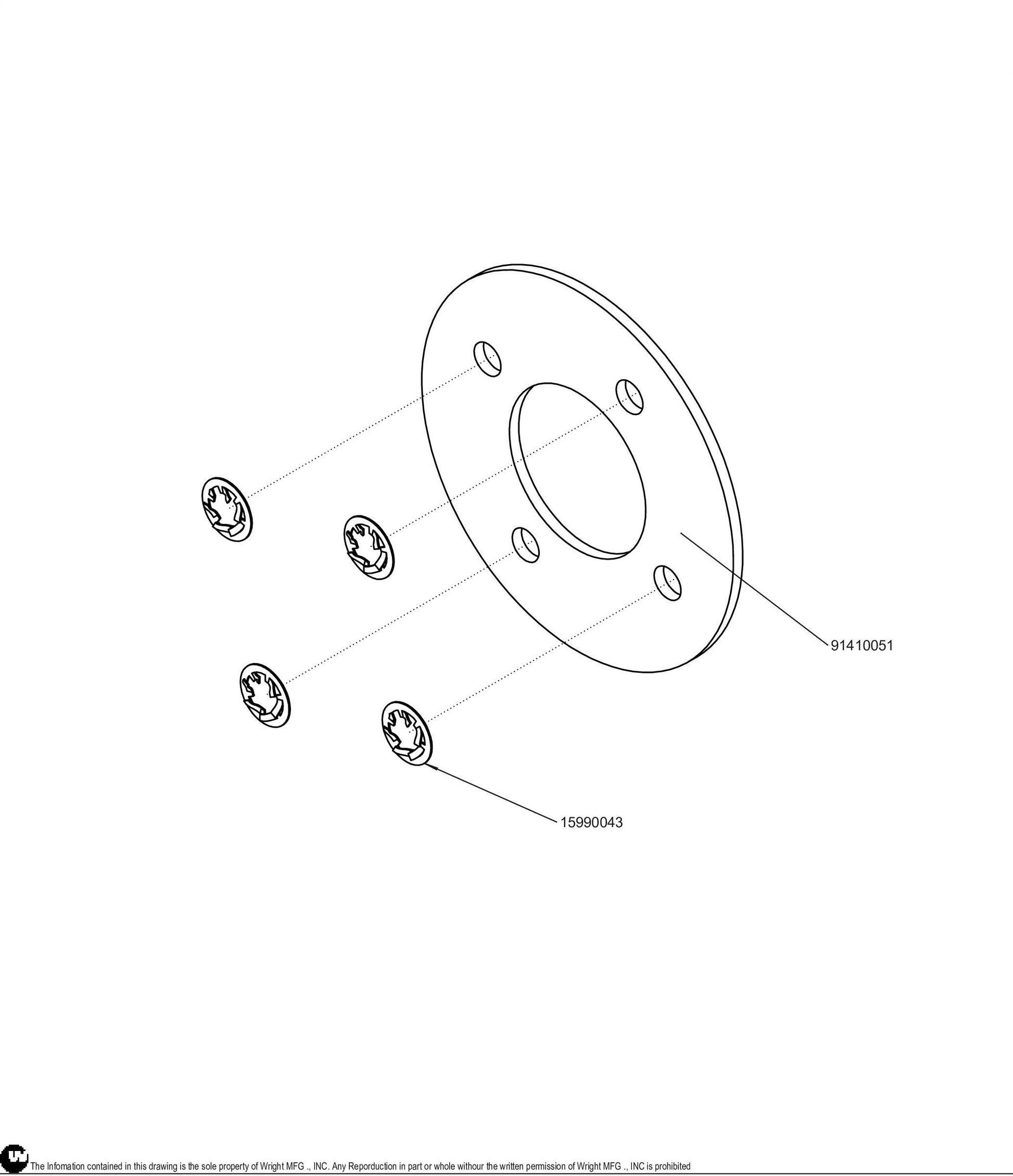 WZTO Units Drive Wheel Spacer Kit 95410021.