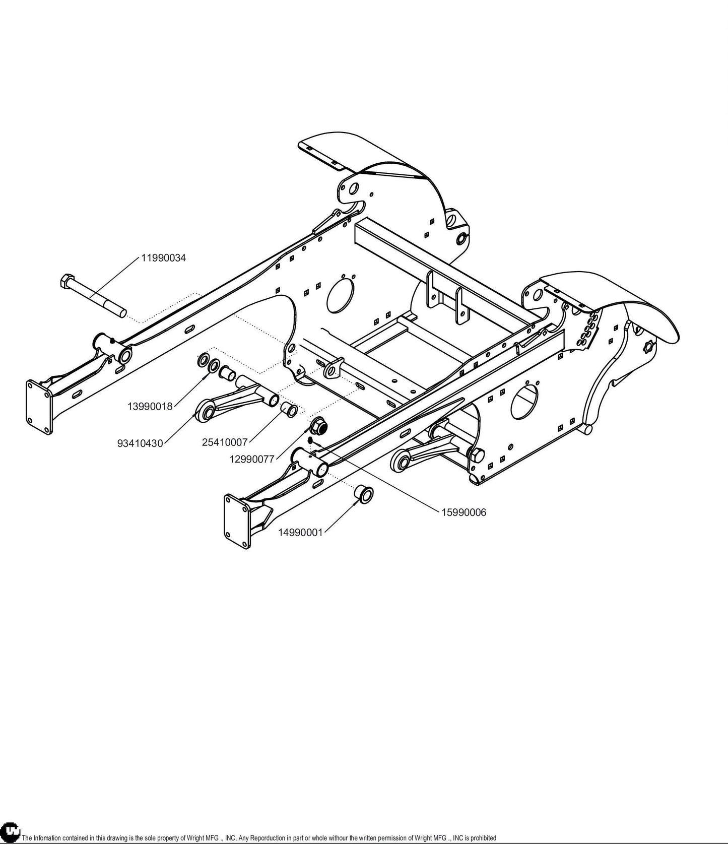Retro Fit Tractor Body Service Assembly 95410037.