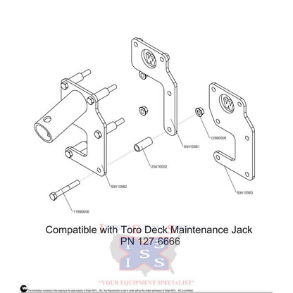 Wright Mower Jack Adaptor Kit 95410047.